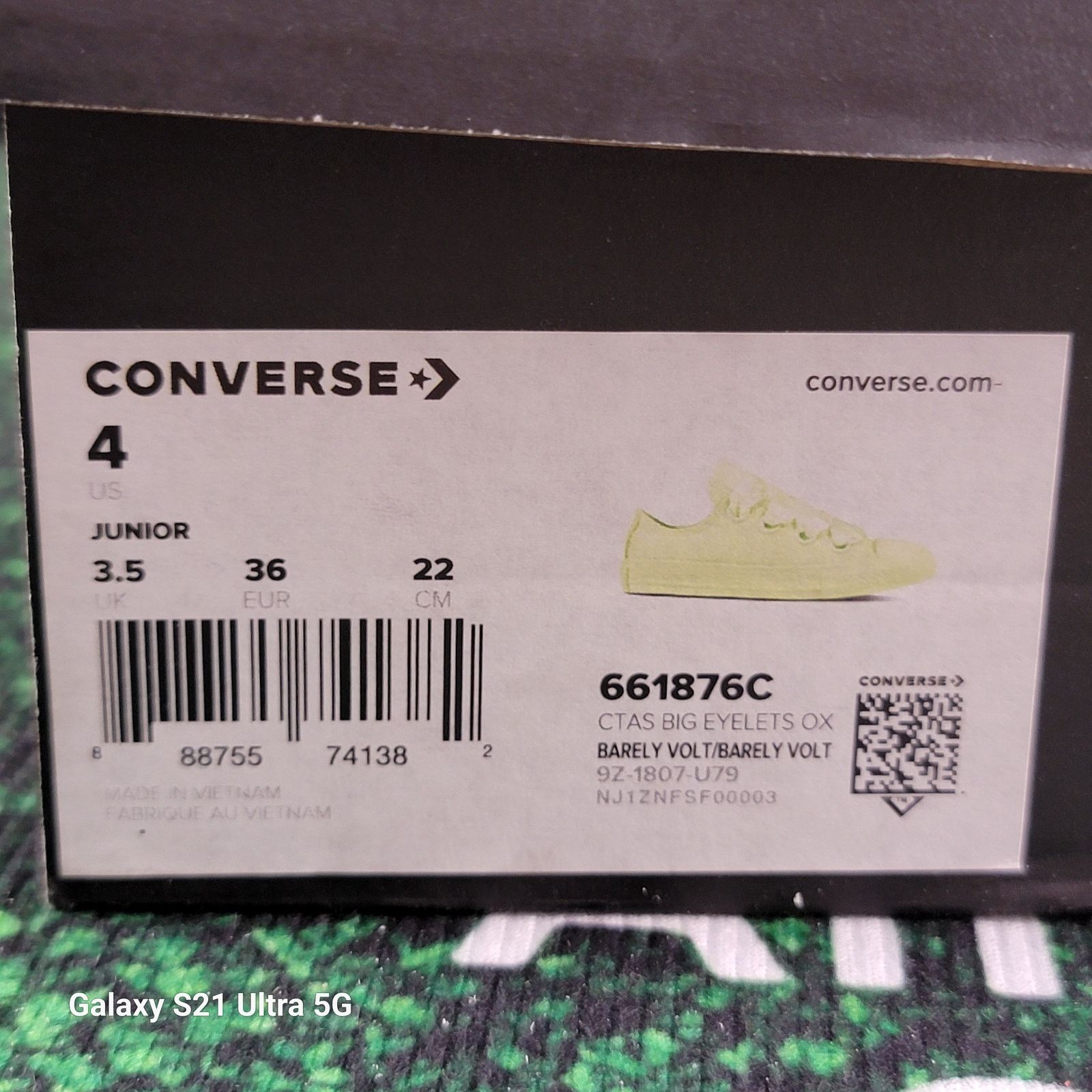 Converse Converse Chuck Taylor All StarLow Tinker Bell 661876C Sz JR4 Size US 5.5 / IT 35.5 - 8 Thumbnail