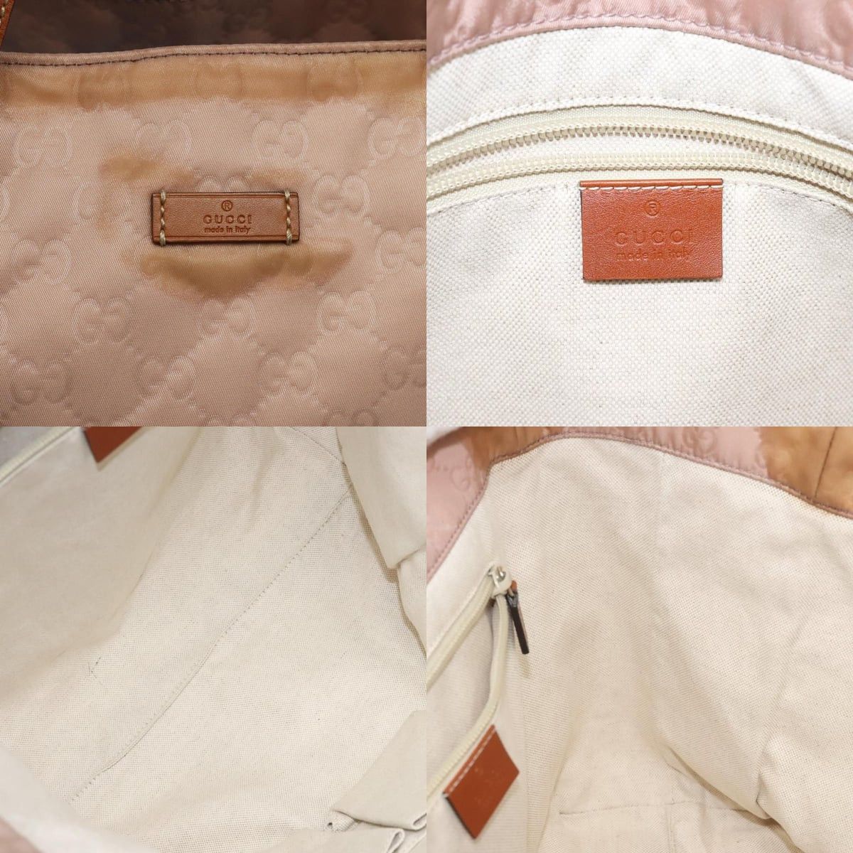 Gucci GUCCI GG Canvas Hand Bag Pink Size ONE SIZE - 11 Thumbnail