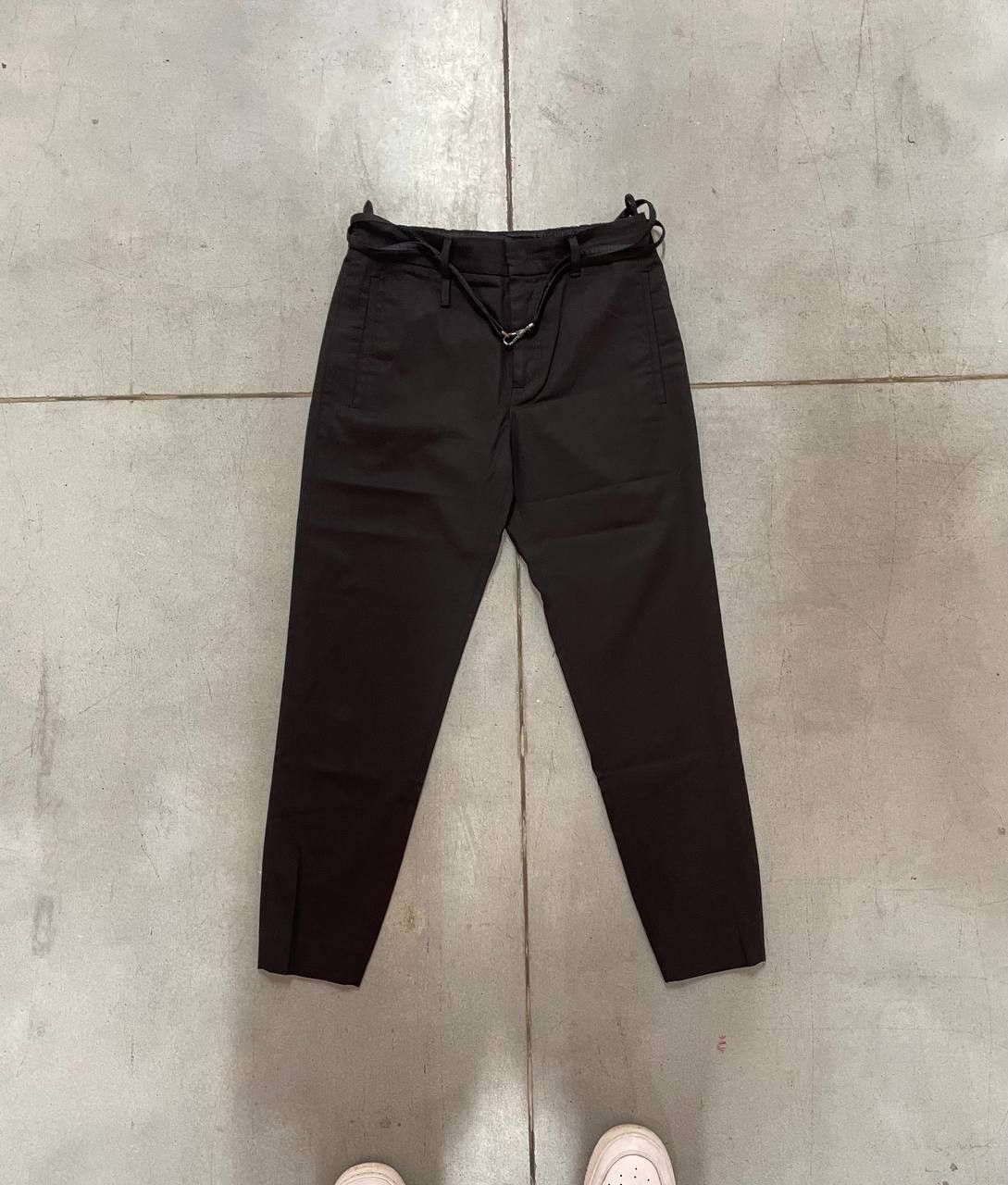 Women's Vintage Prada Trousers Pants Black Tab