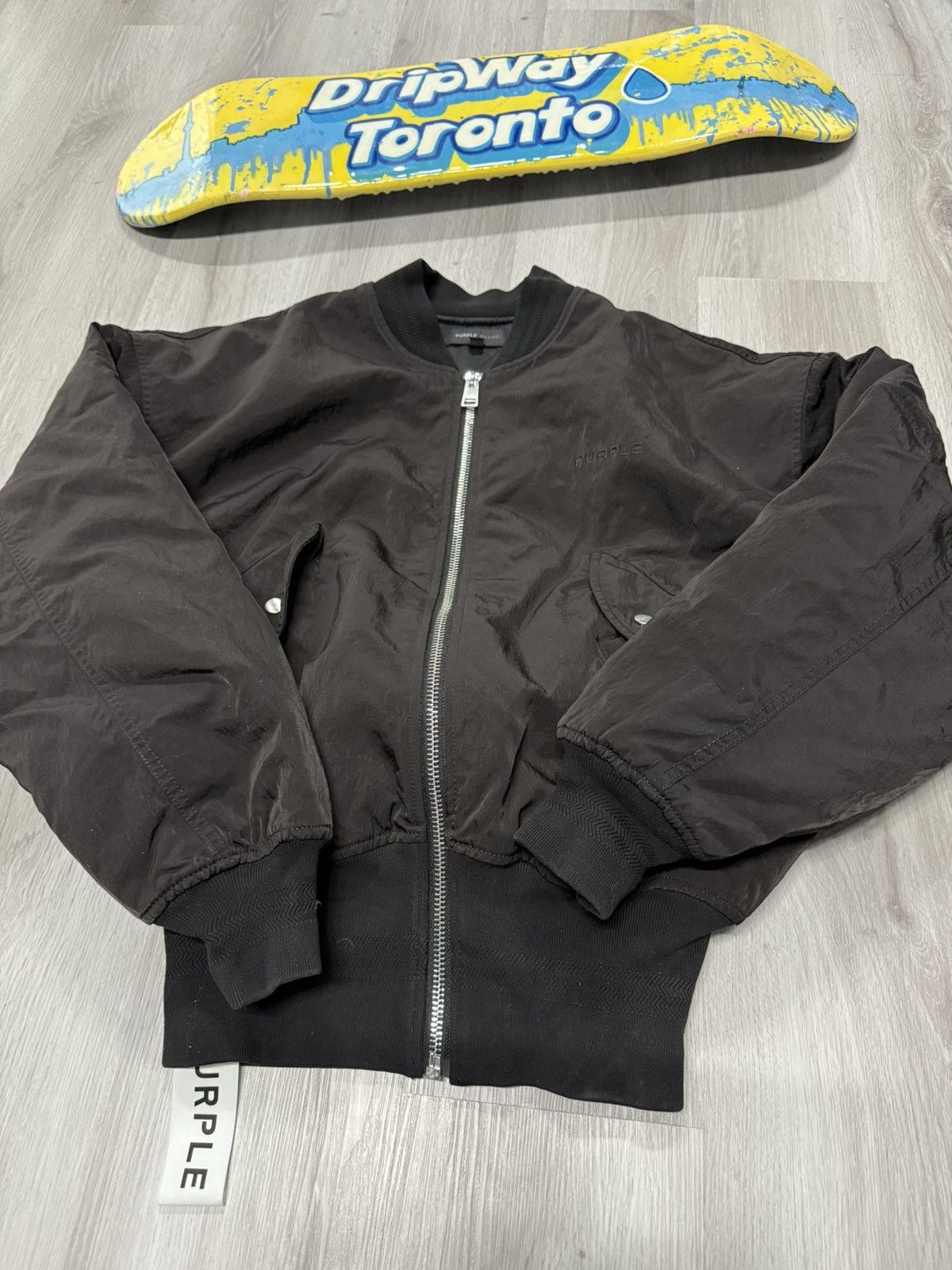 Purple Bomber Jacket