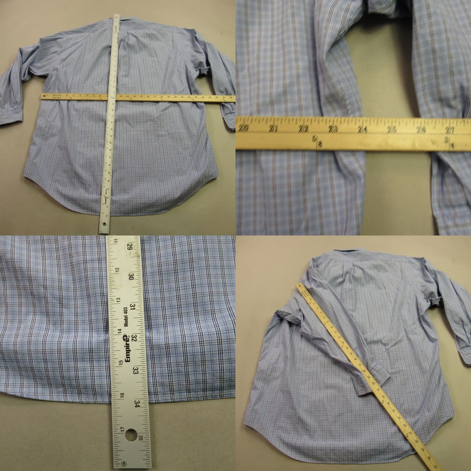 Polo Ralph Lauren Ralph Lauren Shirt Mens Long Sleeve Lightweight Button Front Blue Yarmouth Size US L / EU 52-54 / 3 - 8 Thumbnail