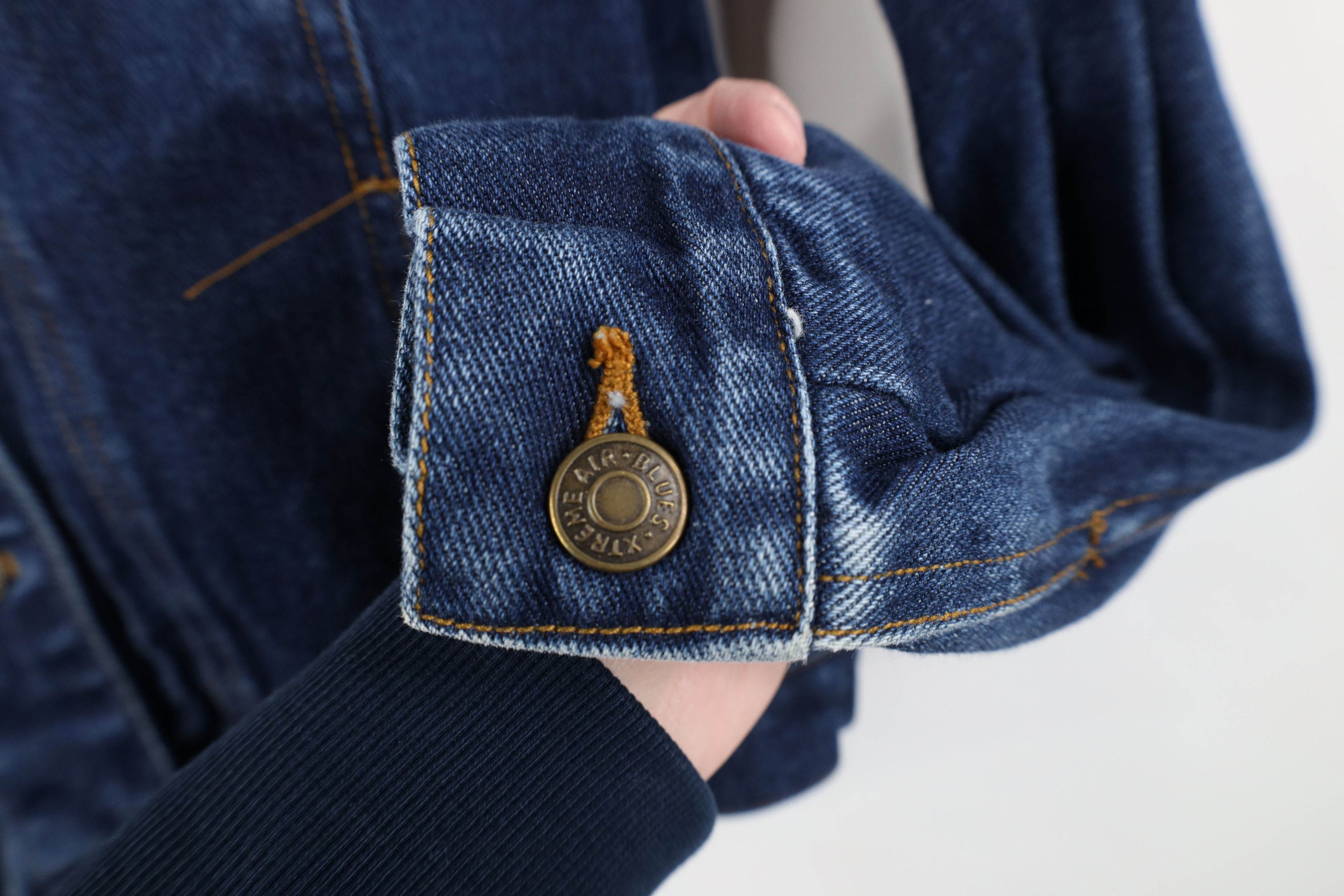 Vintage Vintage 90s Y2K Babydoll Bella Denim Trucker Jacket Blue Size M / US 6-8 / IT 42-44 - 7 Thumbnail