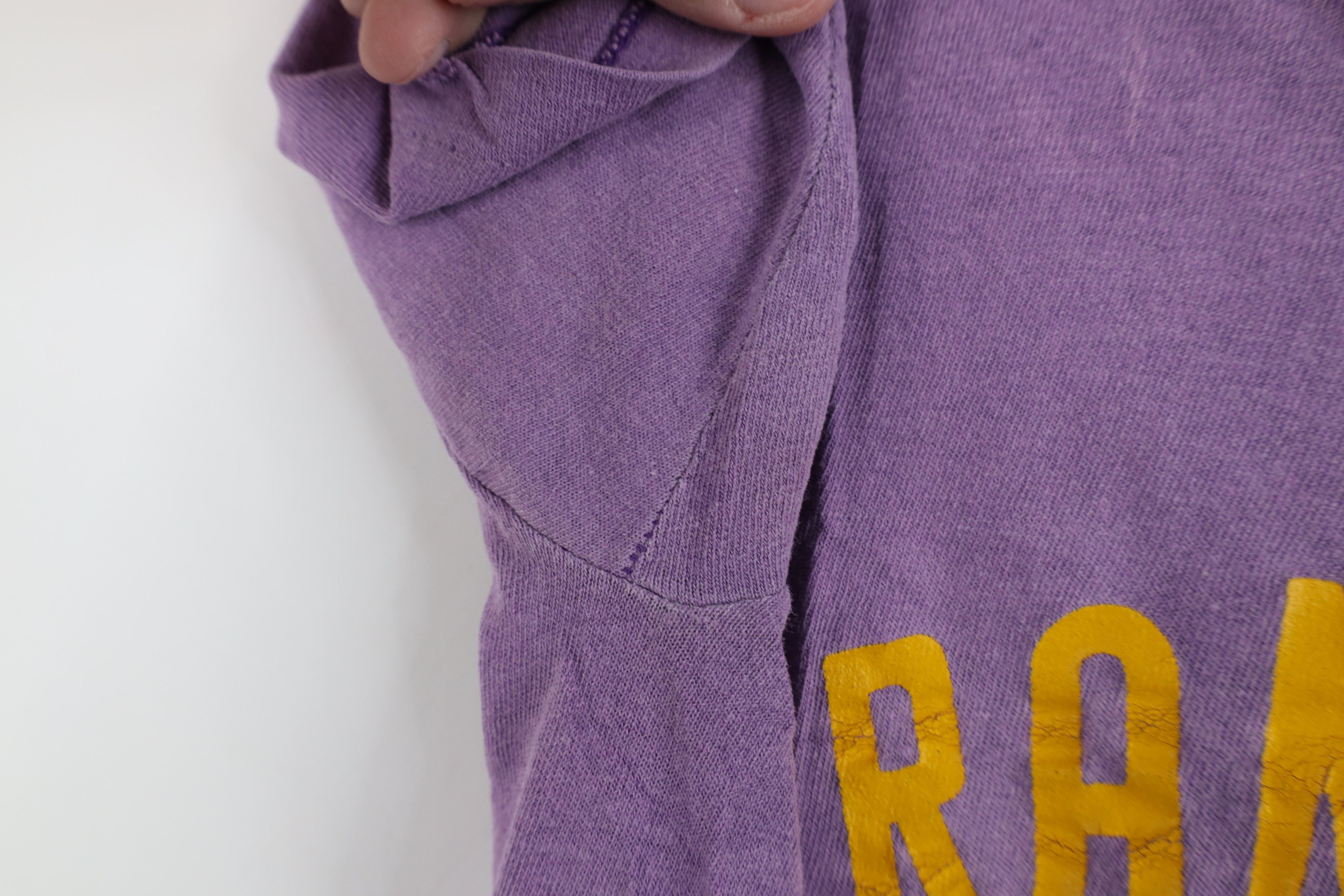 Russell Athletic Vintage 70s Russell Athletic Rangers T-Shirt Purple USA Size L / US 10 / IT 46 - 9 Thumbnail