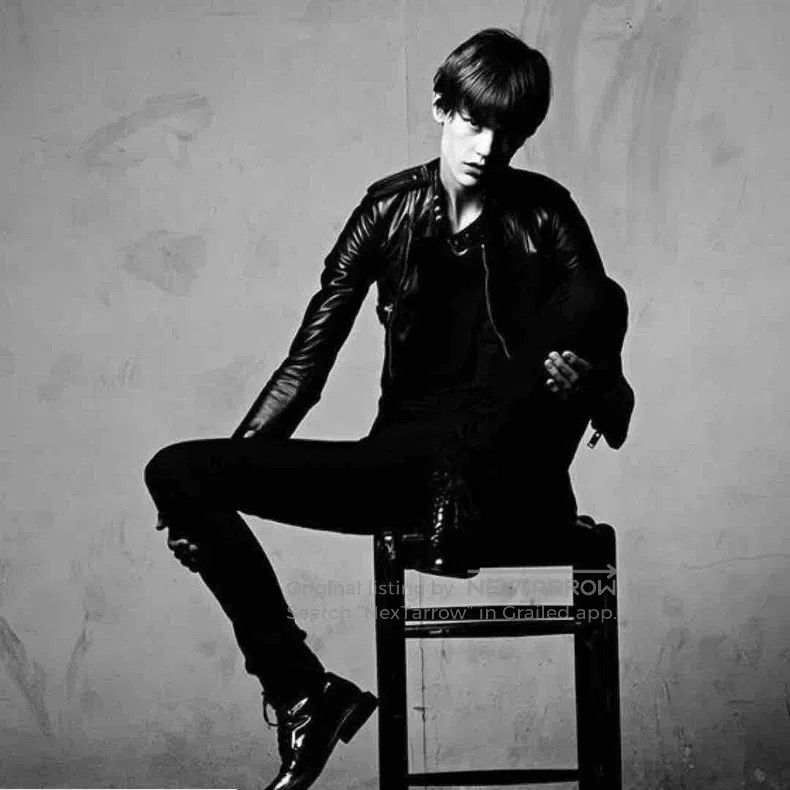 Saint Laurent Paris Saint Laurent Paris Lamb Leather Biker Jacket Size US L / EU 52-54 / 3 - 7 Thumbnail