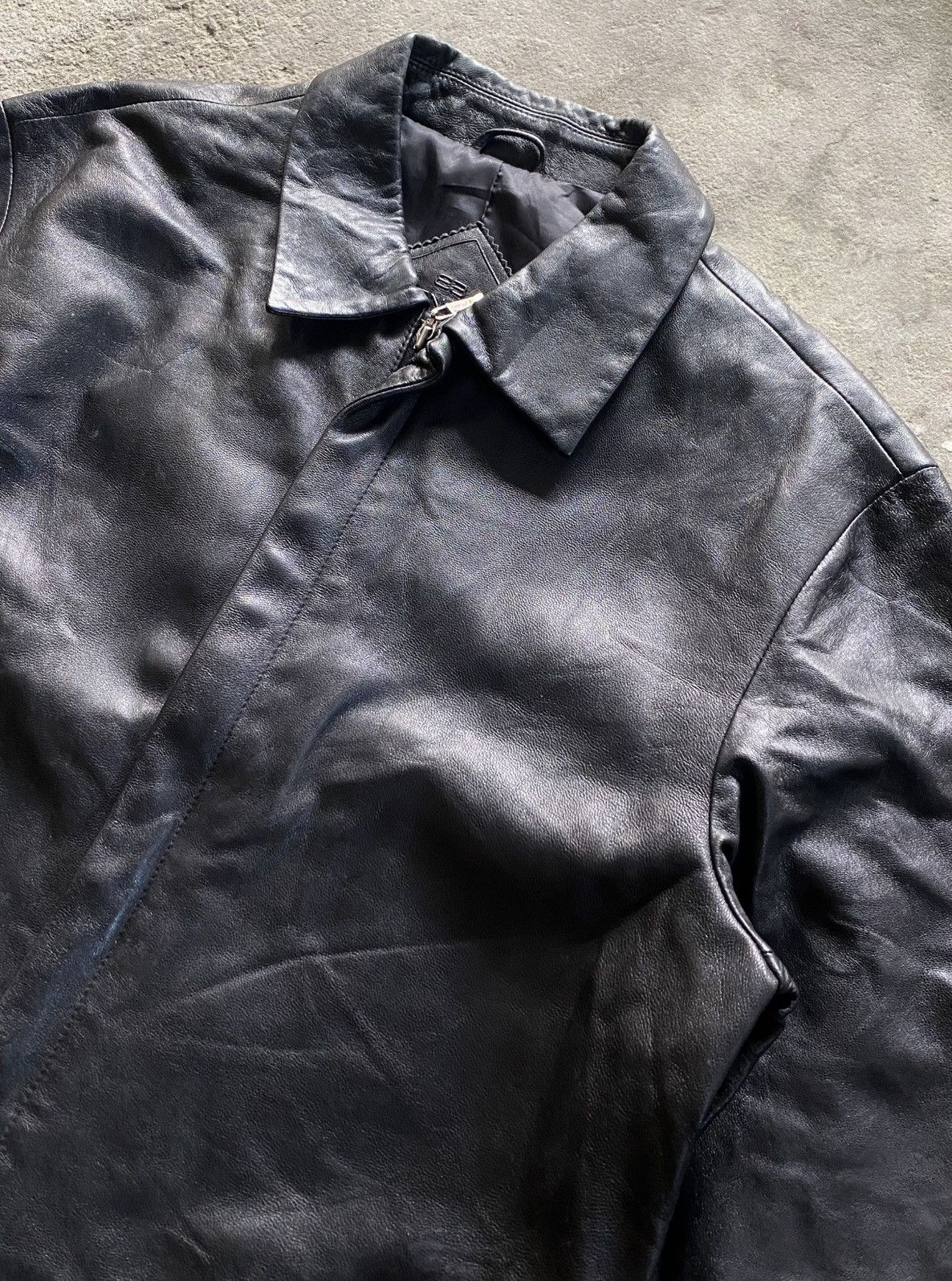 Balenciaga Balenciaga - 1997 Zip-up leather jacket Size US L / EU 52-54 / 3 - 3 Thumbnail