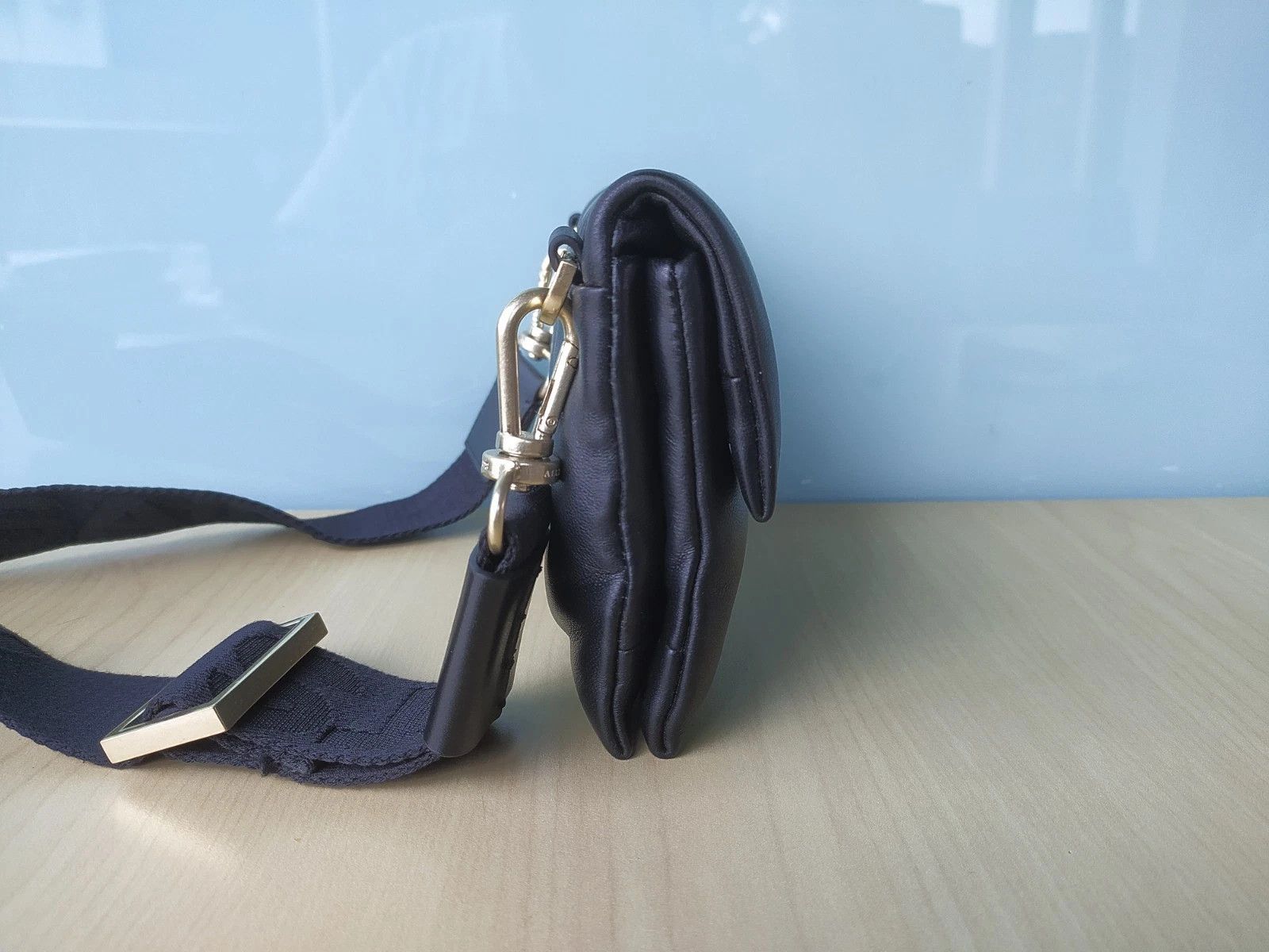Allsaints ALLSAINTS Ezra quilt Leather Crossbody Bag FTP - 8043 Size ONE SIZE - 6 Thumbnail