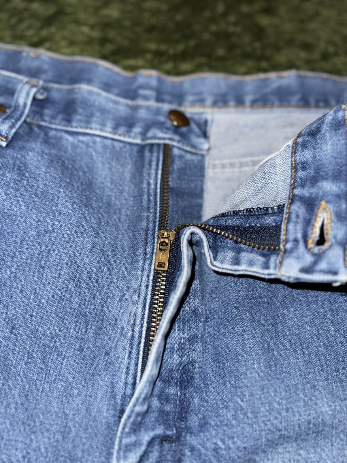 Wrangler [38X32] Wrangler USA Original Vintage Washed Denim Pants Size US 38 / EU 54 - 3 Thumbnail