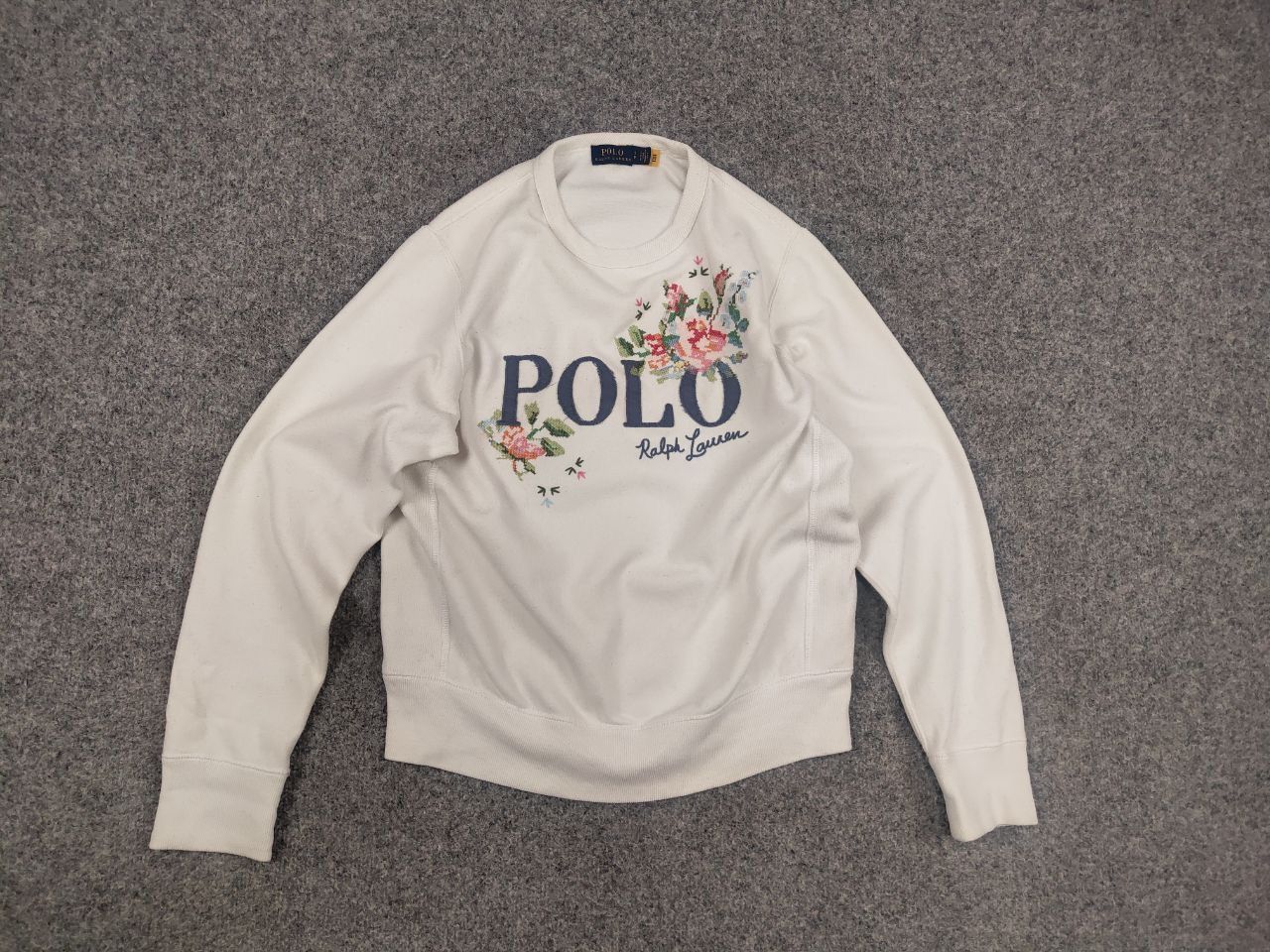 Polo Ralph Lauren Polo ralph lauren embroidered Crew Chek Sweatshirt Y2K Style Size S / US 4 / IT 40 - 9 Thumbnail