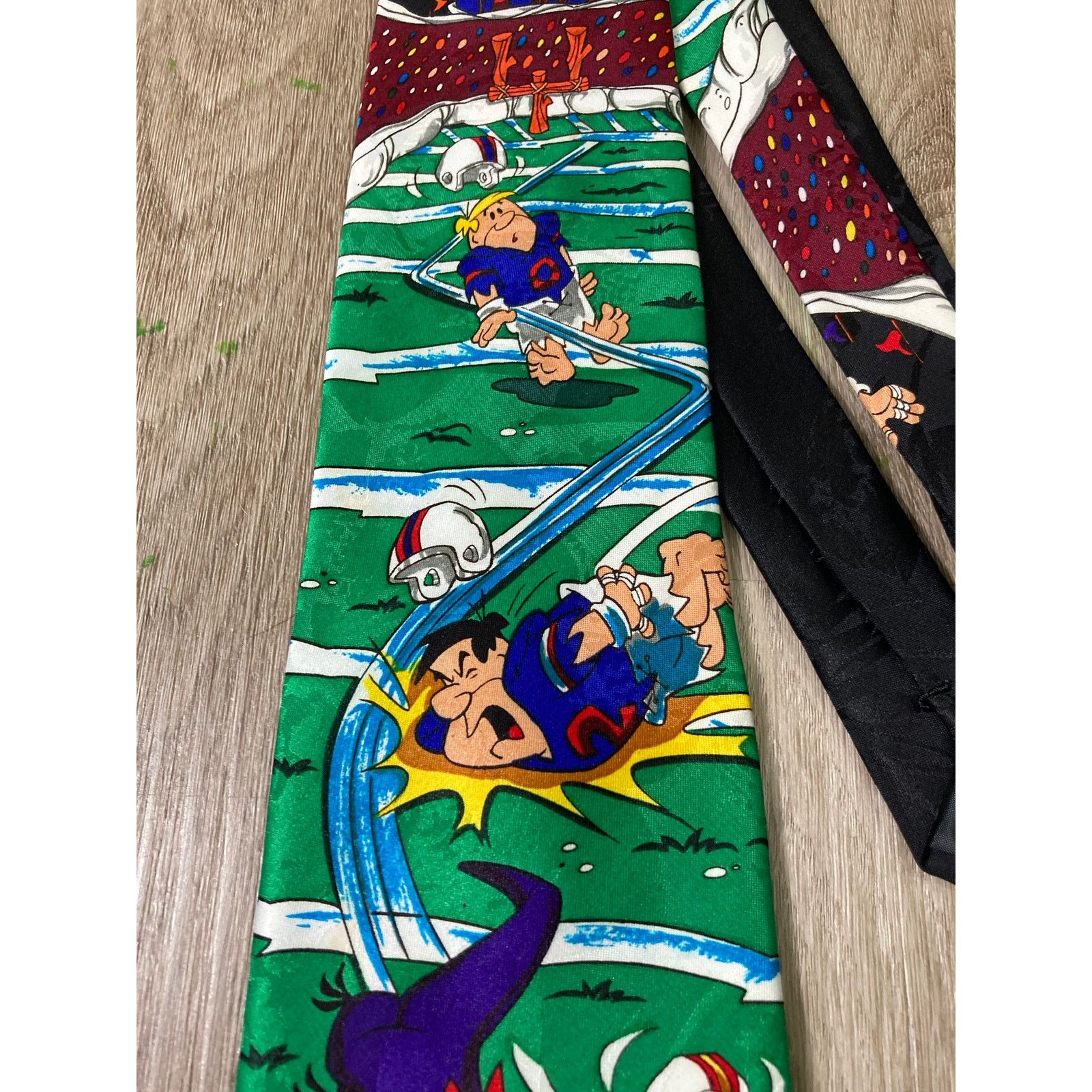 Vintage Vintage Hanna Barbera Fred Flintstone Sports Men's Tie Size ONE SIZE - 4 Thumbnail