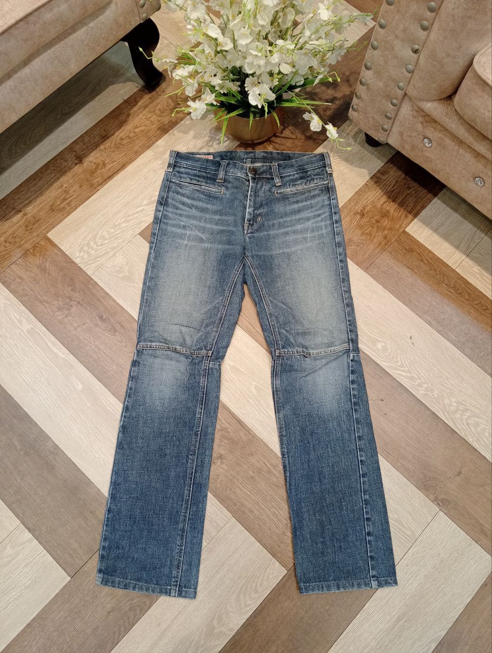 Japanese Brand JAPANESE BARTACK'S 4 POCKET DENIM PANTS - SIZE M Size US 32 / EU 48 - 1 Thumbnail