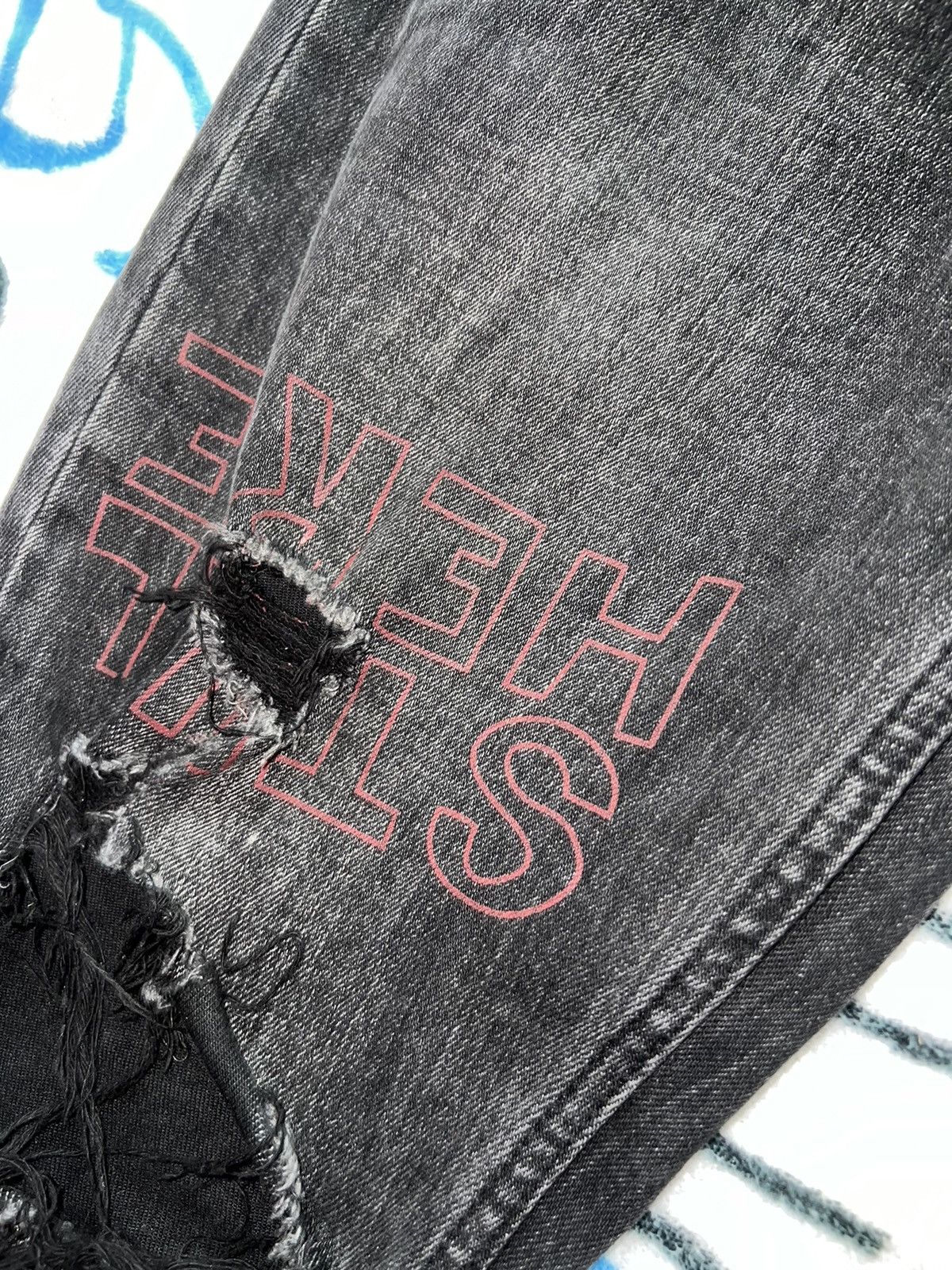 Ksubi Grey Black Washed Ksubi “Still Here” Jeans Size US 33 - 4 Thumbnail