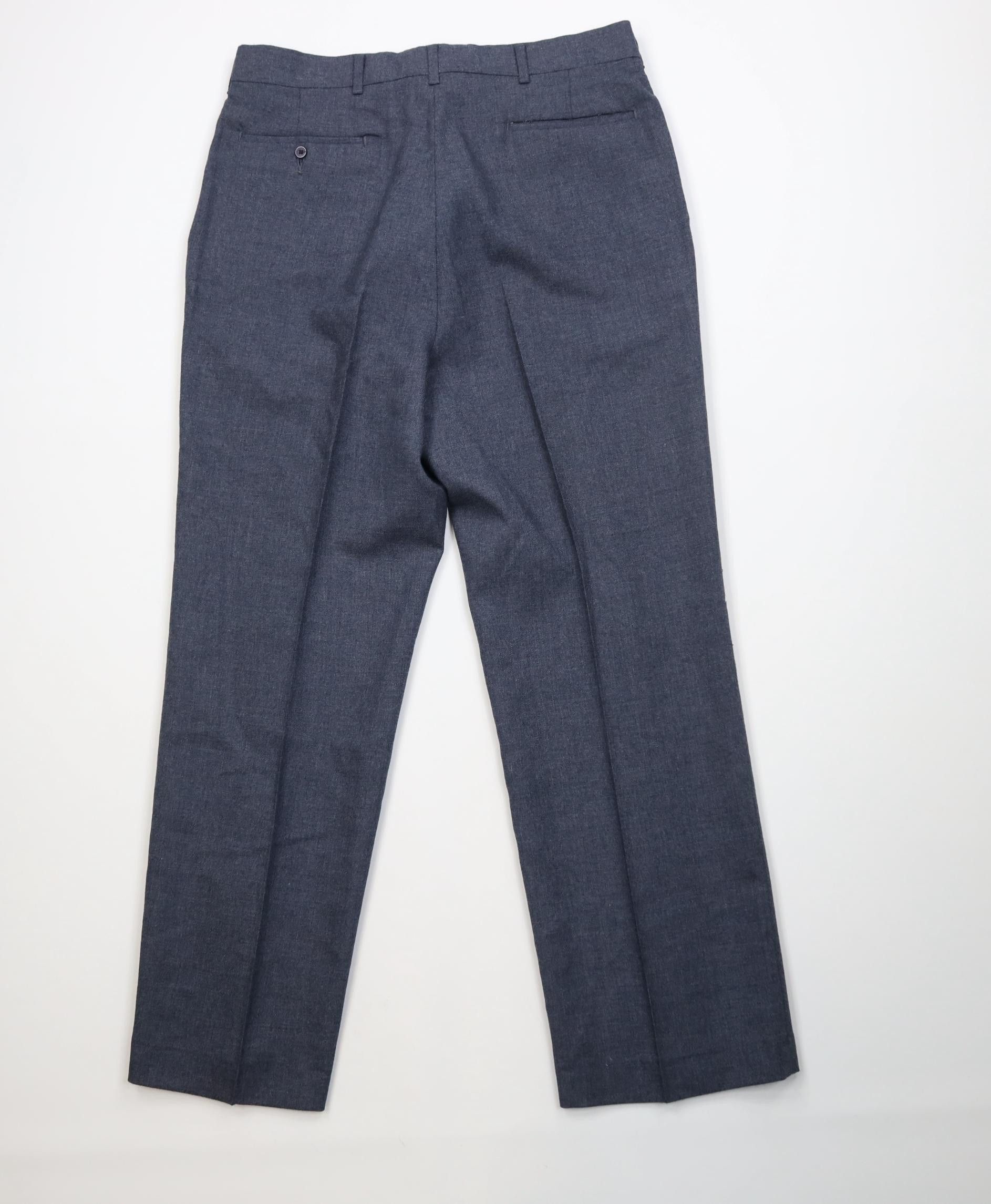 Vintage Vintage 70s Streetwear Blend Knit Wide Leg Chino Pants Size US 36 / EU 52 - 9 Thumbnail