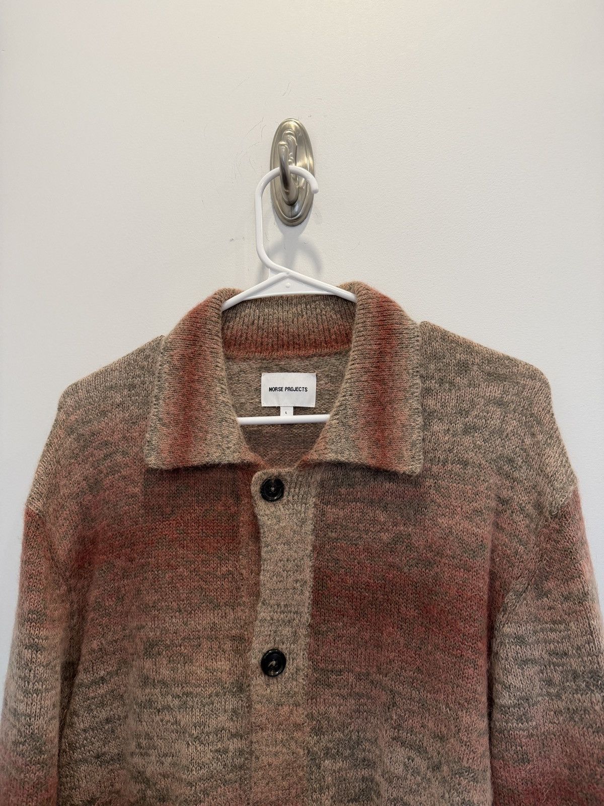 Norse Projects Norse Projects Erik Space Dye Alpaca Mohair Cotton Jacket Size US L / EU 52-54 / 3 - 2 Thumbnail