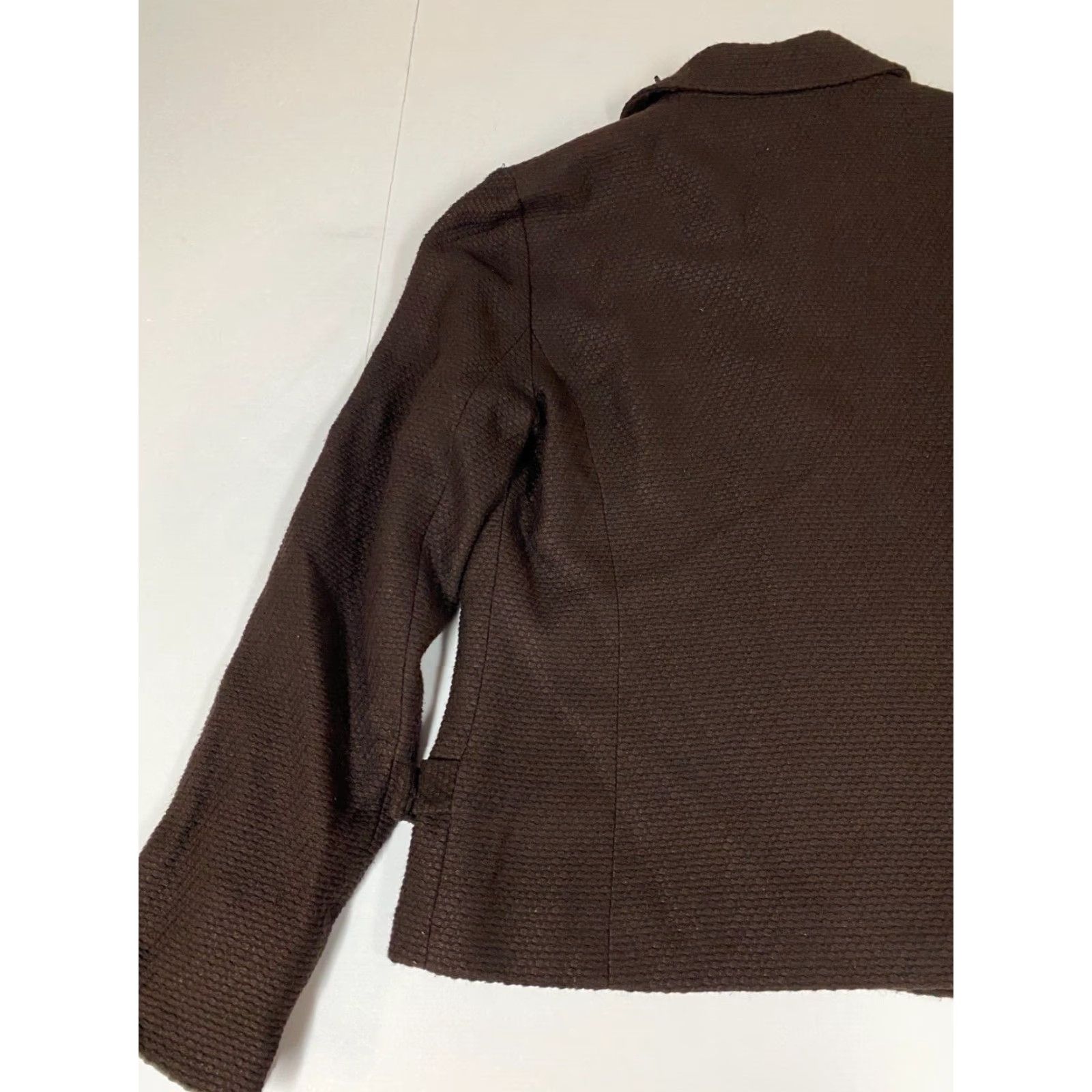 Preston & York Preston & York Womens Jacket Brown Full Zip Buckle Mid-Length Size M / US 6-8 / IT 42-44 - 7 Thumbnail