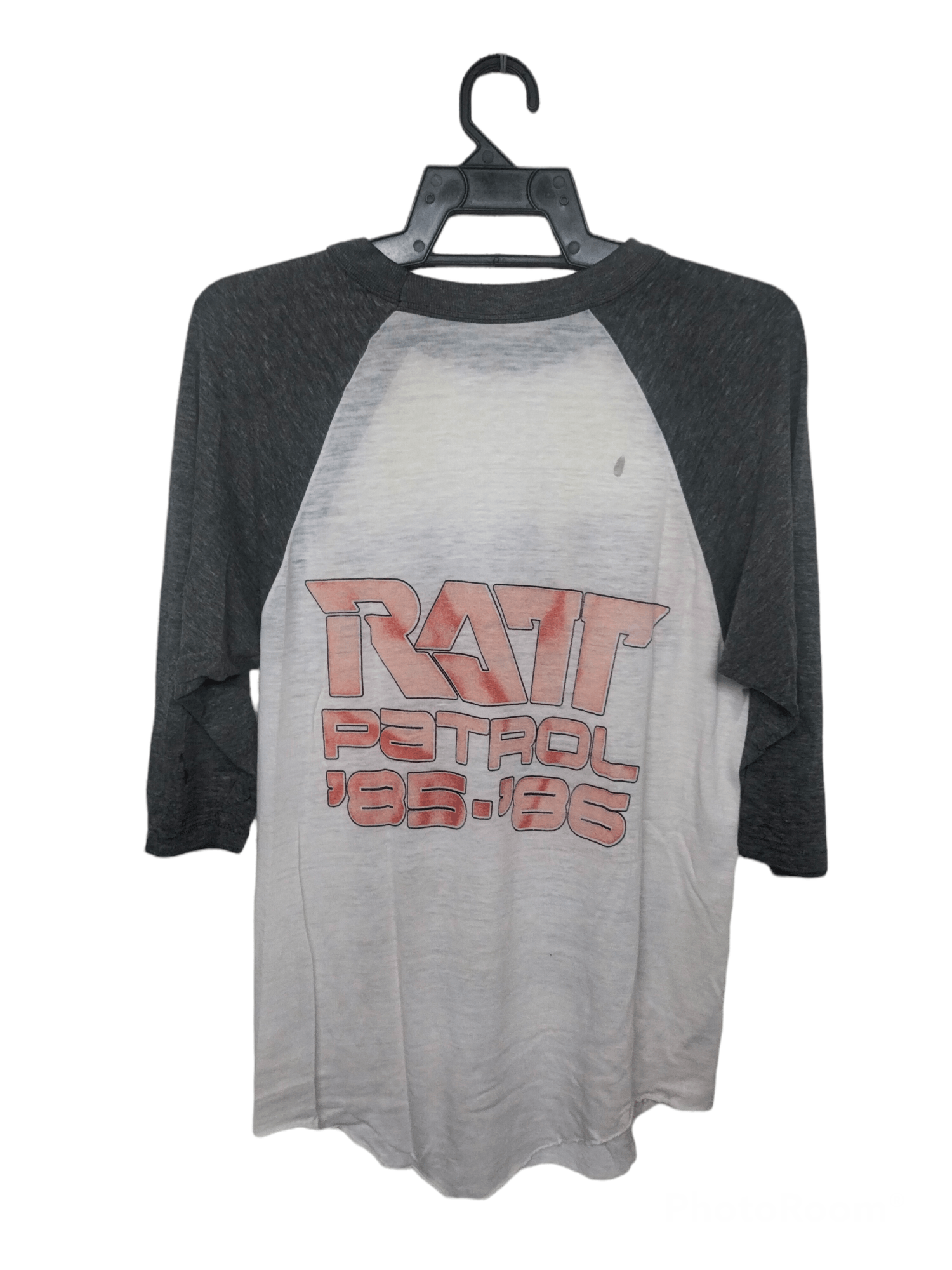 Band Tees Vintage 80's ratt patrol raglan shirt paper thin Size US S / EU 44-46 / 1 - 2 Thumbnail