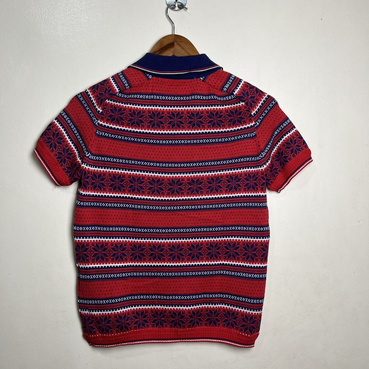 Junya Watanabe Junya Watanabe CDG Man Runway 2005 Nordic / Knit Polo Shirt Size US S / EU 44-46 / 1 - 7 Thumbnail