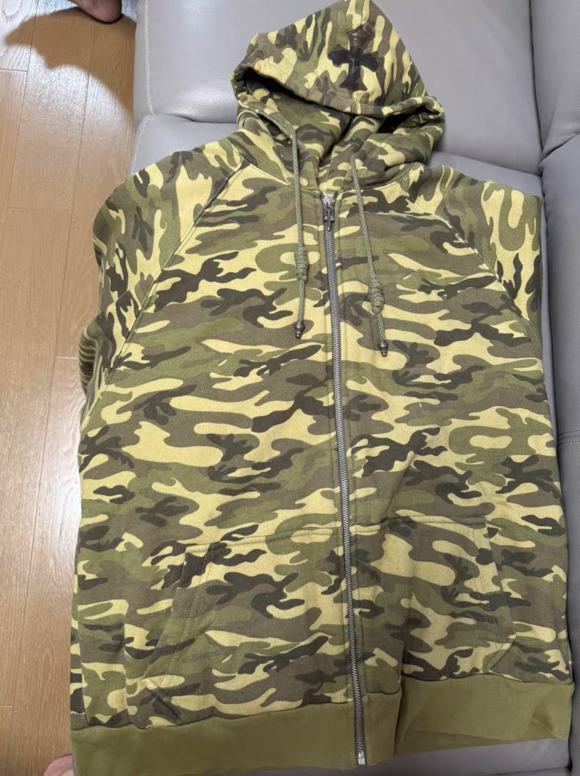 Chrome Hearts Chrome hearts leather patch camo hoodie Size US S / EU 44-46 / 1 - 5 Thumbnail