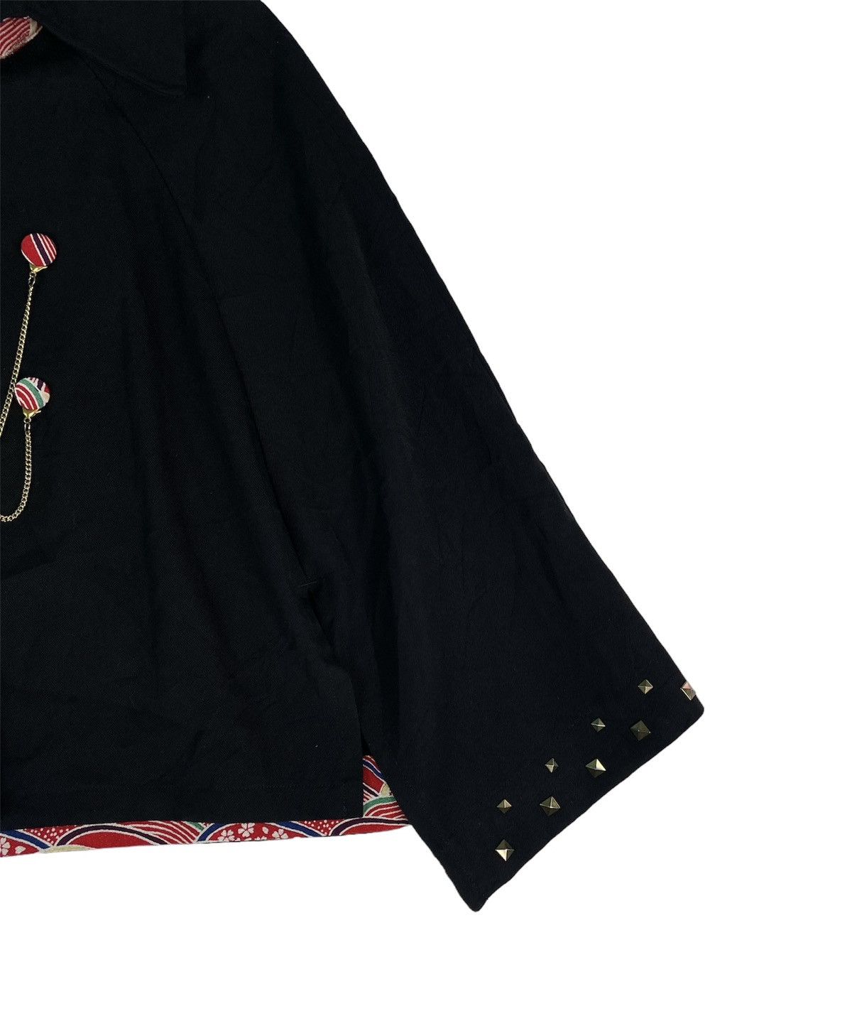 Japanese Brand GOUK by Takeshi Kunitomo japan cape coat jacket stud part Size ONE SIZE - 3 Thumbnail