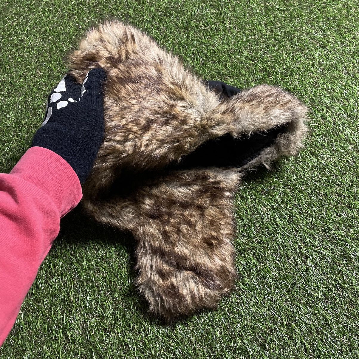 Vintage Vintage Y2K Fuzzy Mohair Beanie Furry Alt Goth Ushanka OS Size ONE SIZE - 2 Thumbnail