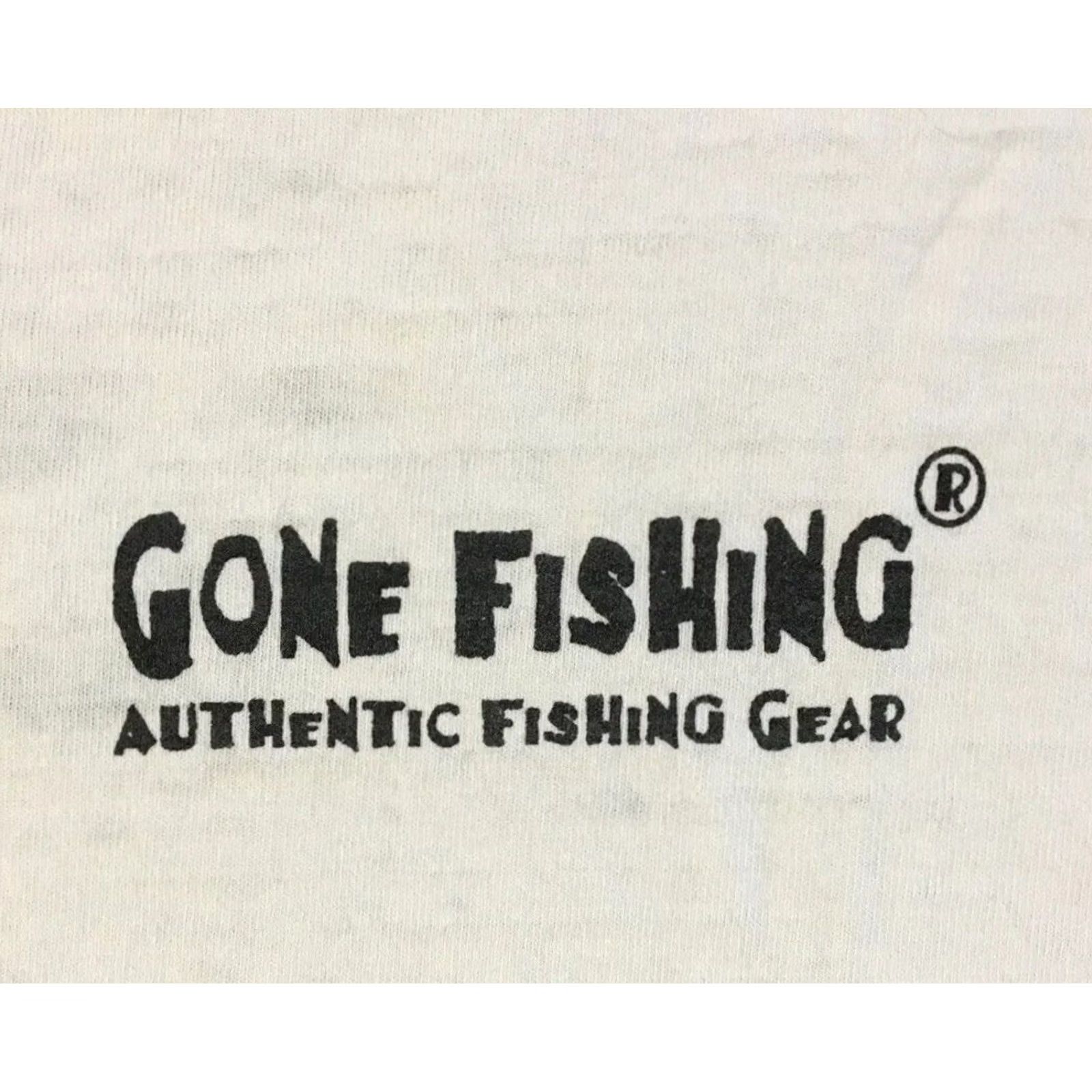 Thrasher VINTAGE Destroyed Shirt XL White Funny Joke "Fish Tremble At My Name" Grunge 90s Y2K Casual Mens Shirt Size US XL / EU 56 / 4 - 4 Thumbnail