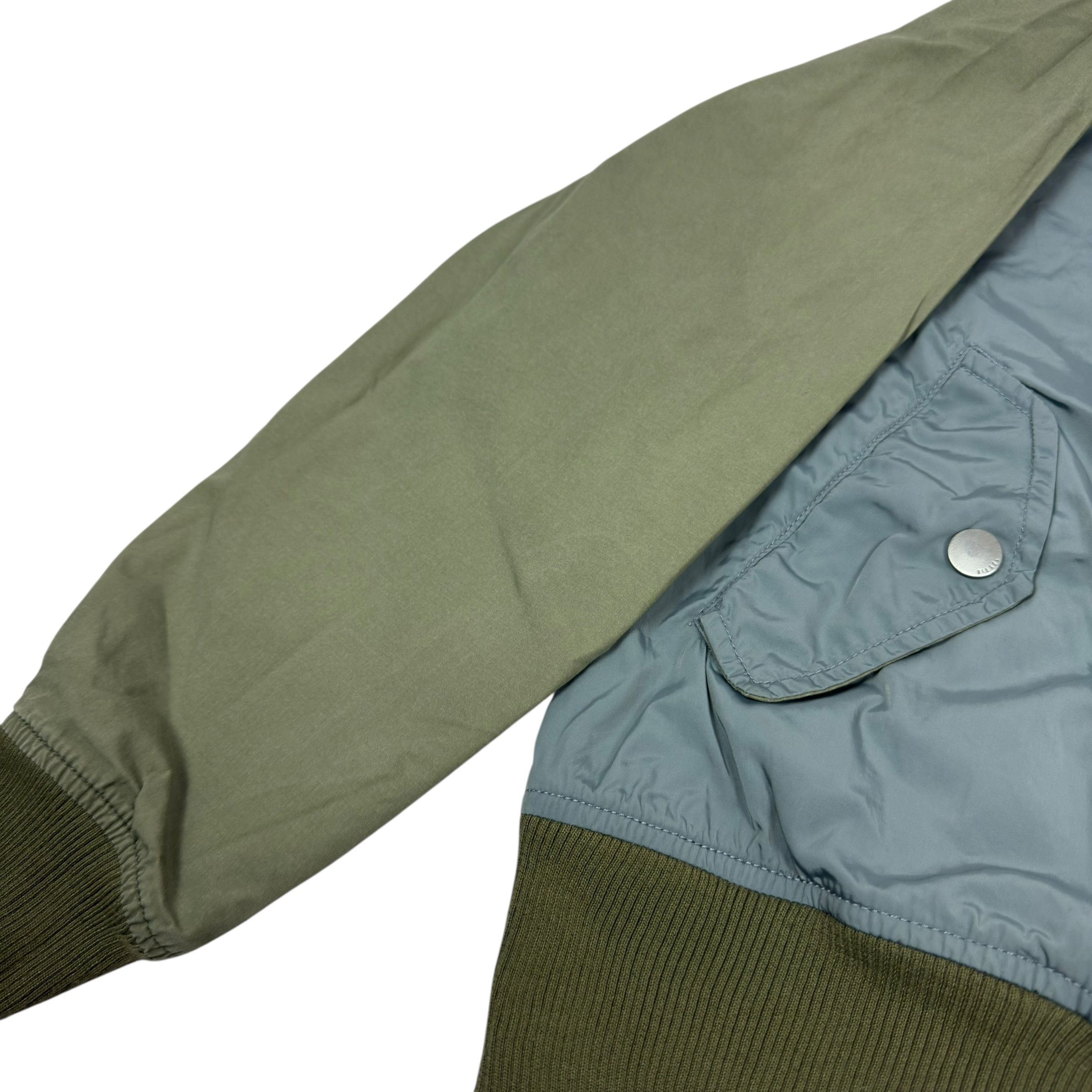Diesel Diesel Green Gray Cotton Sea Of Style Bomber Jacket 2XL Size US M / EU 48-50 / 2 - 7 Thumbnail