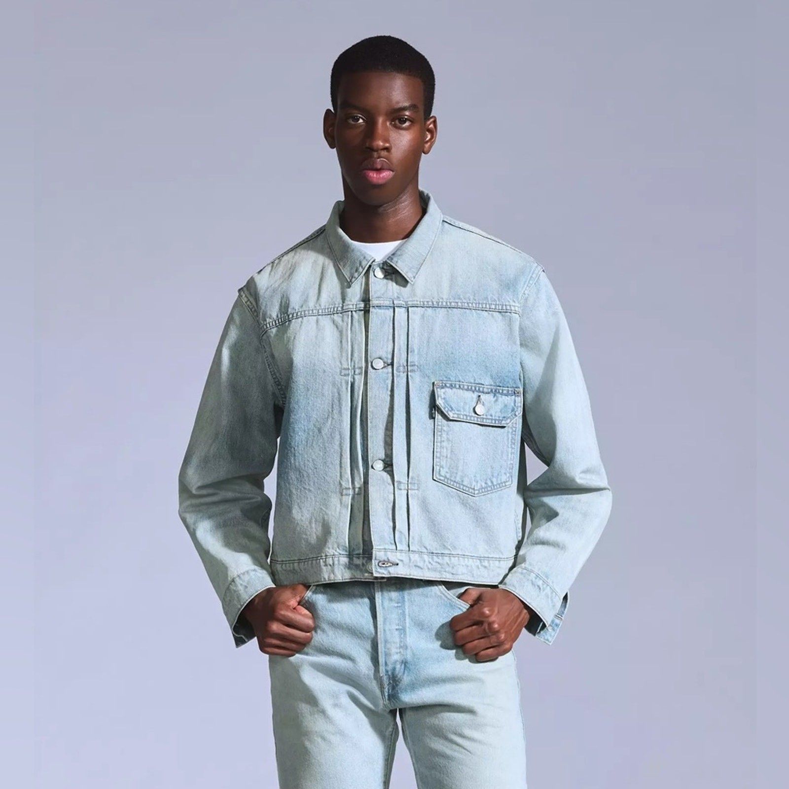 Levi's Levi's Blue Tab Type 1 Denim Jacket - Made in Japan Size US L / EU 52-54 / 3 - 6 Thumbnail