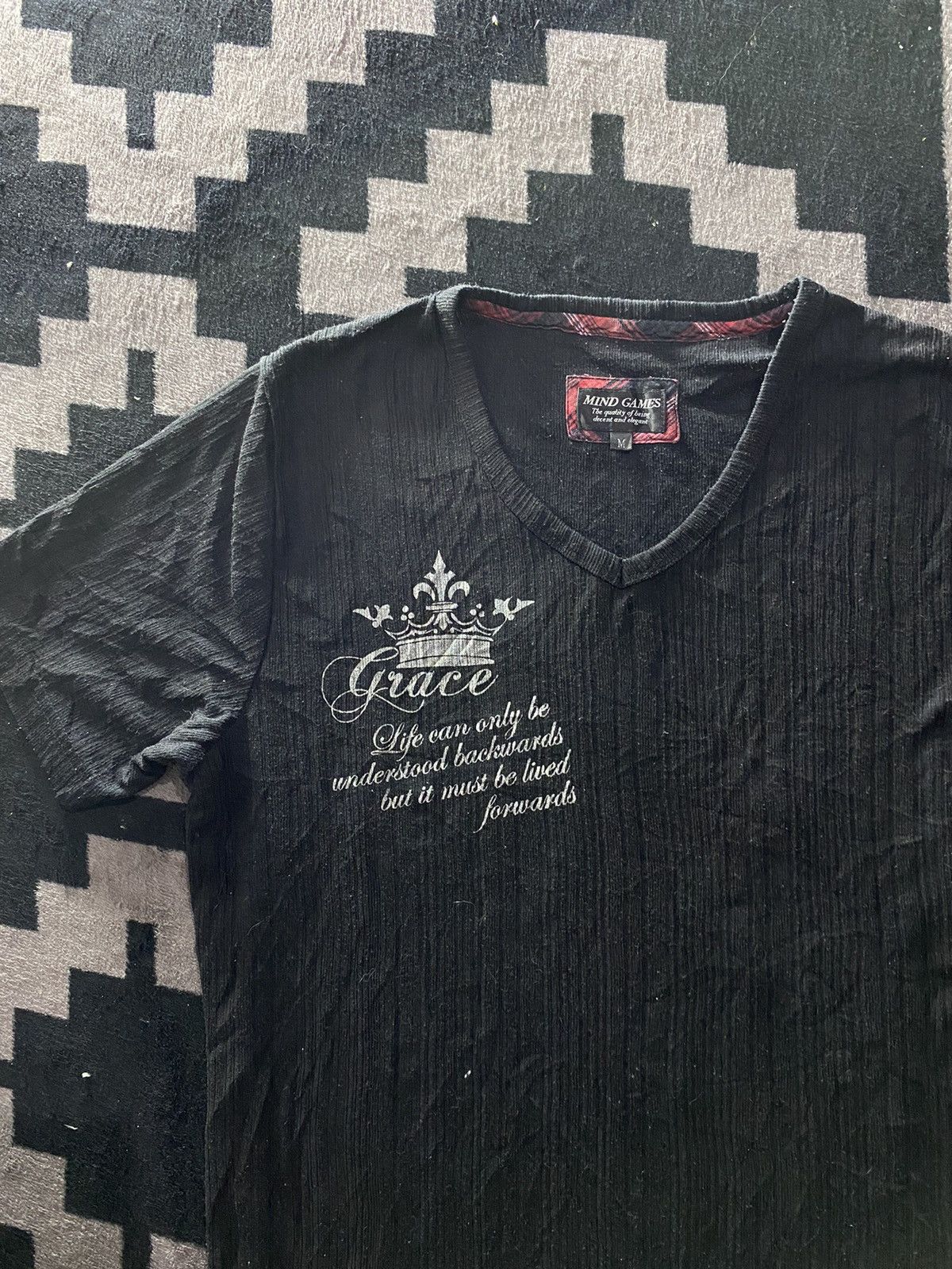 If Six Was Nine × Japanese Brand mind games poem tshirt Size US M / EU 48-50 / 2 - 2 Thumbnail