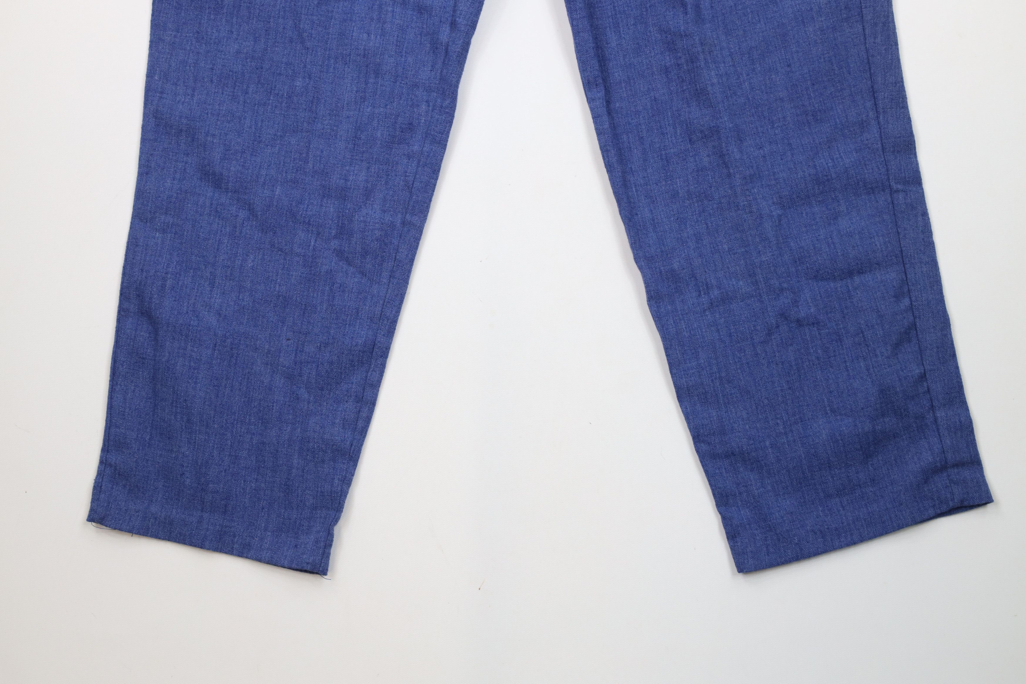 Vintage Vintage 90s StreetwearTapered Leg Harem Pants Blue USA Size 38" / US 16 / IT 52 - 4 Thumbnail