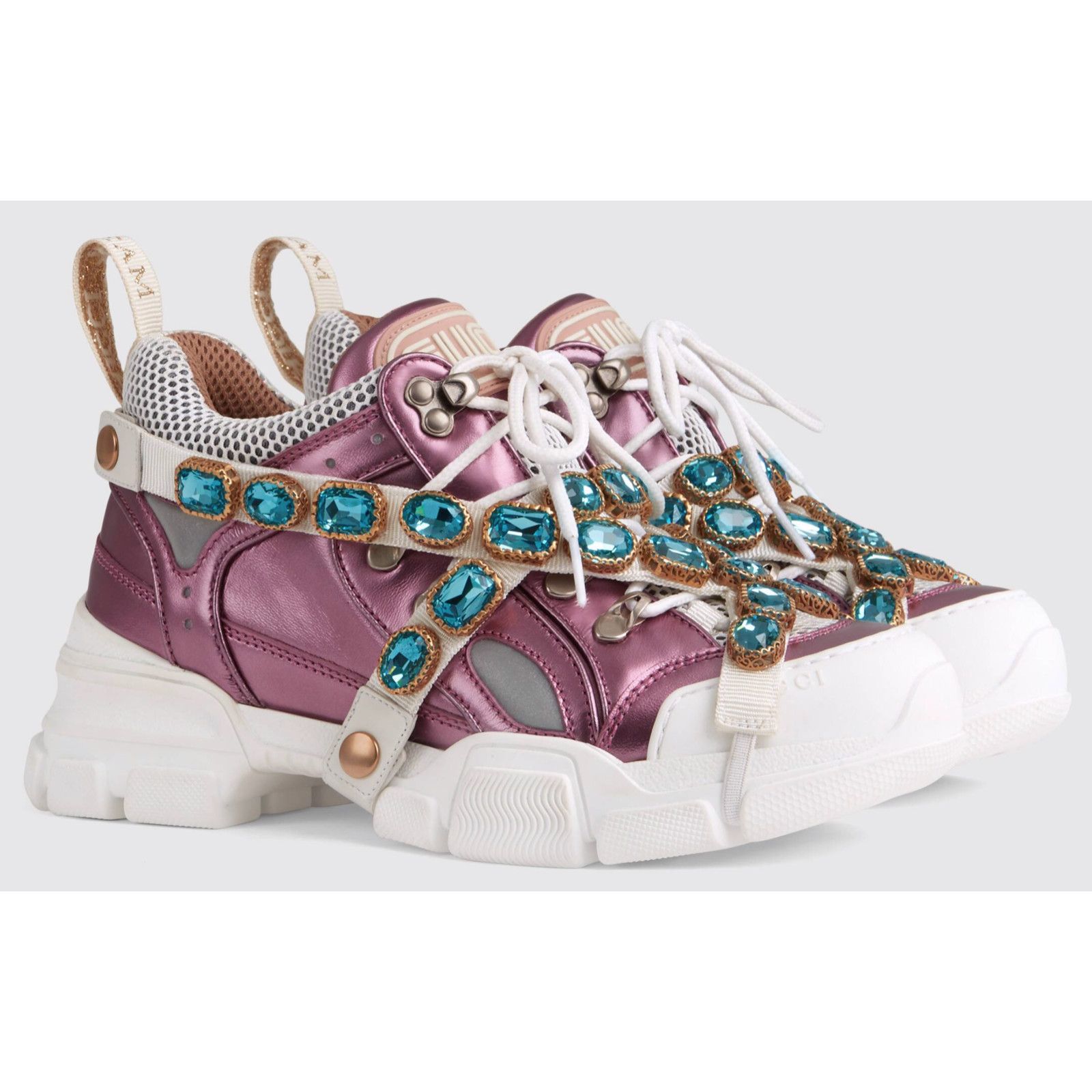 Gucci Womens Journey Flashtrek Hiker Lace Up Boot Sneaker 35 Size US 5 / IT 35 - 2 Thumbnail
