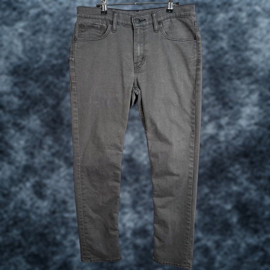 Levi's Levi's 511 Jeans Slim Mens 33 x 30 Gray Cotton Blend Denim 5-Pocket Design Slimming Stretch Size US 33 - 1 Thumbnail