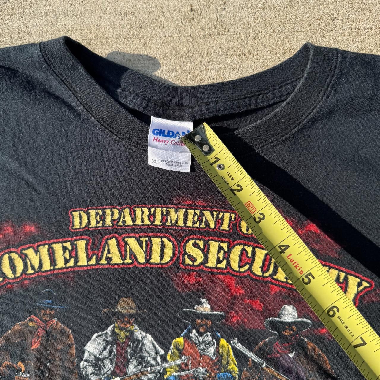 Hanes Y2K San Antonio homeland security tee Size US XL / EU 56 / 4 - 2 Thumbnail