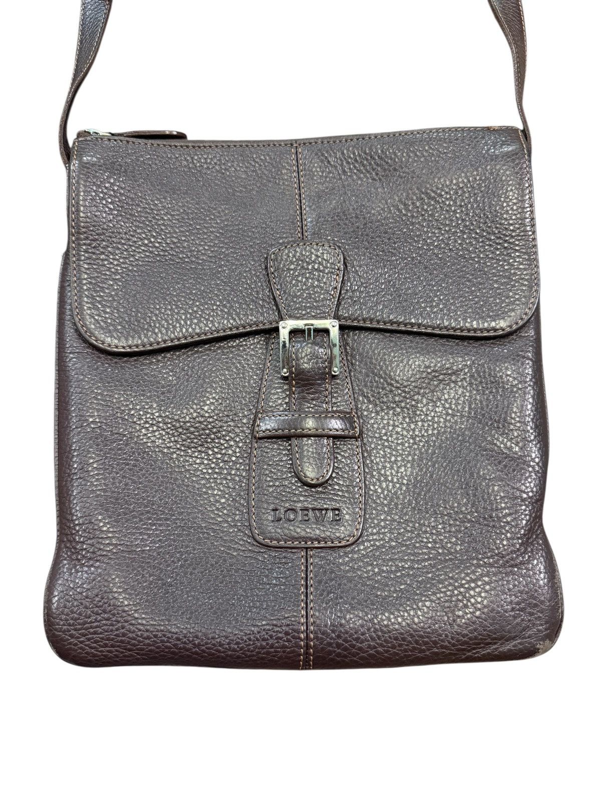 Loewe AUTHENTIC LOEWE LEATHER CROSSBODY BAG Size ONE SIZE - 2 Thumbnail