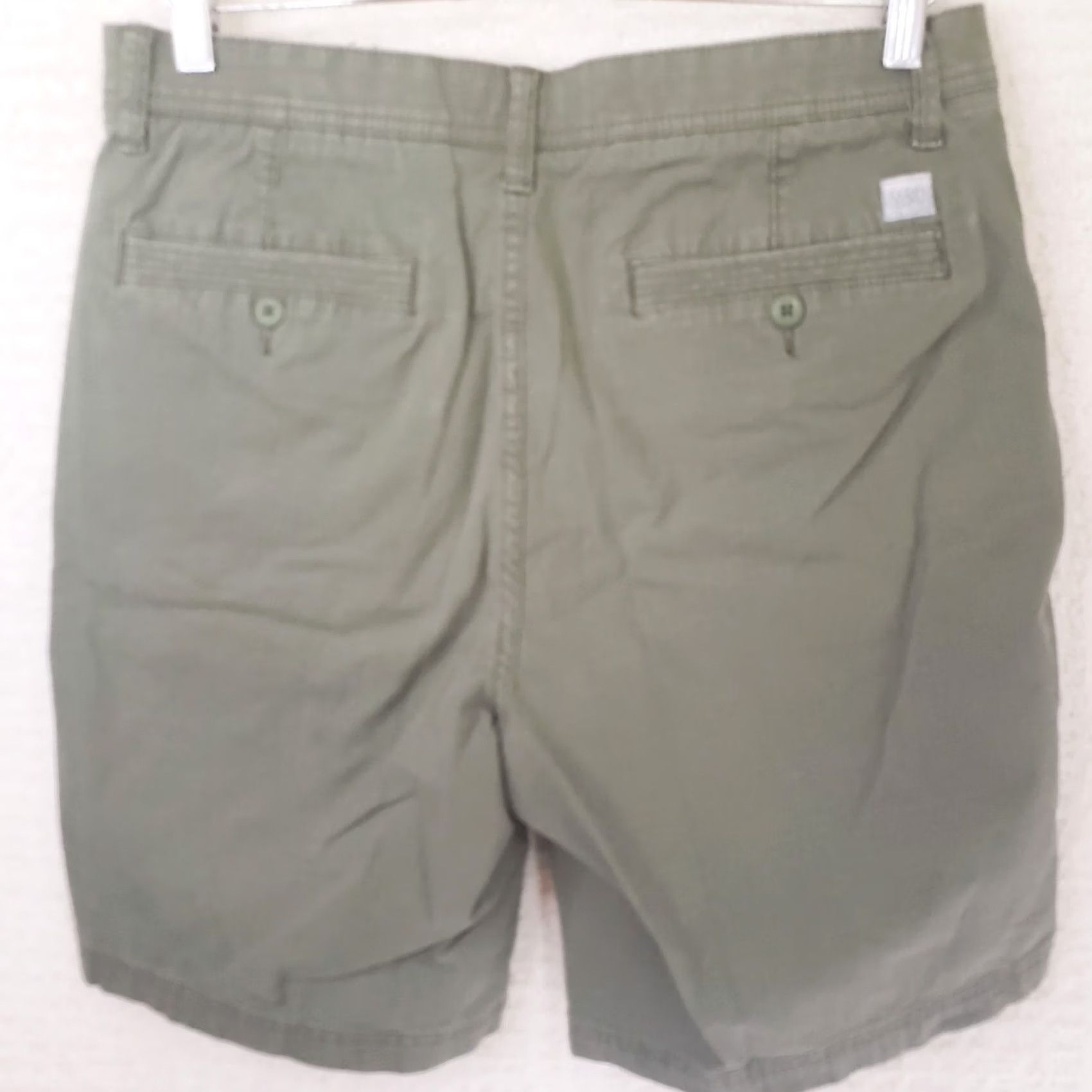 Vintage Ocean & Coast Shorts Men’s 32 Green Cargo Ripstop Cotton Zip Pocket Plaid Casual Summer Fall Spring Size US 32 / EU 48 - 4 Thumbnail