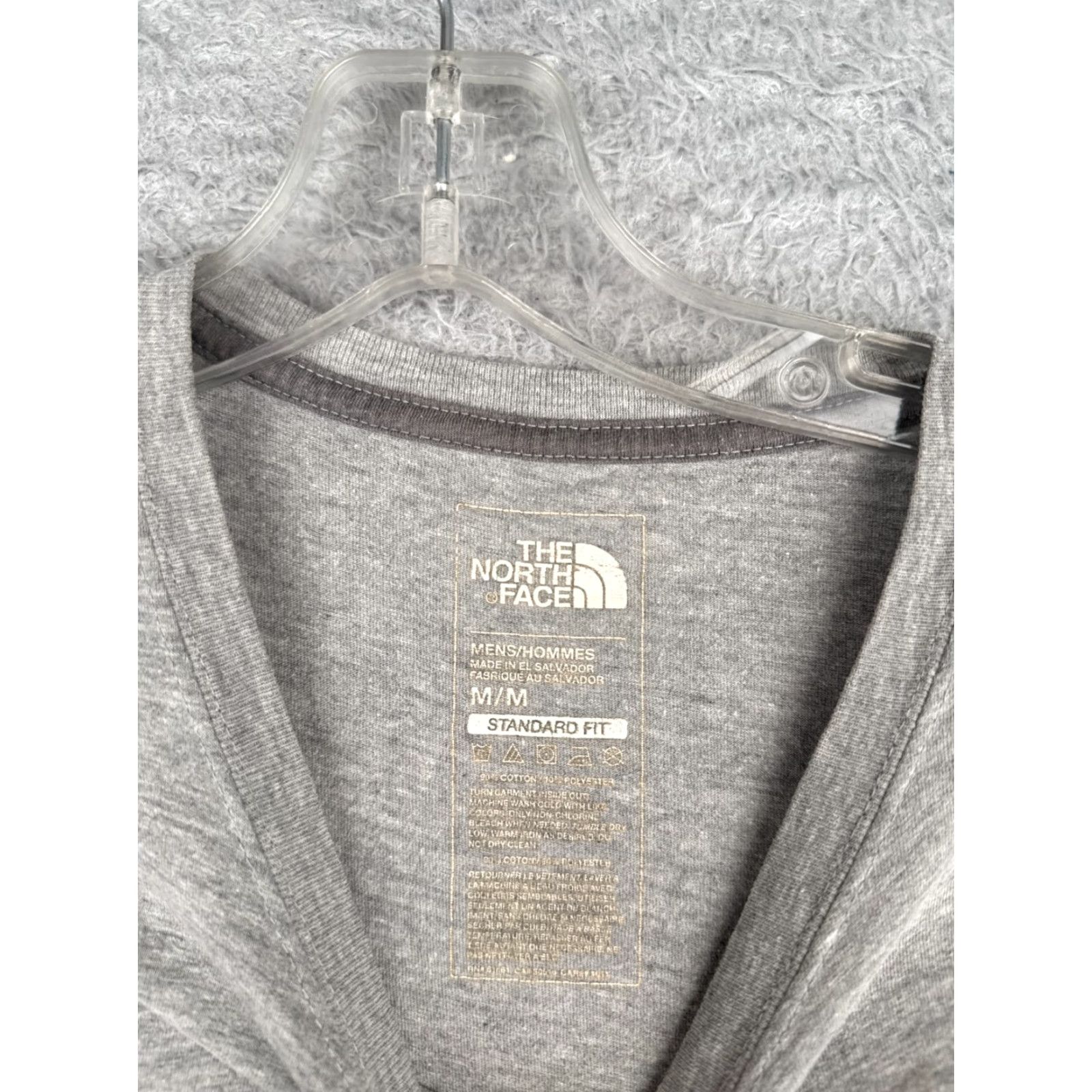 The North Face The North Face Gray Shirt Men Medium Short Sleeve Crew Neck Cotton Blend Outdoor T-Shirt Mens Size US M / EU 48-50 / 2 - 7 Thumbnail