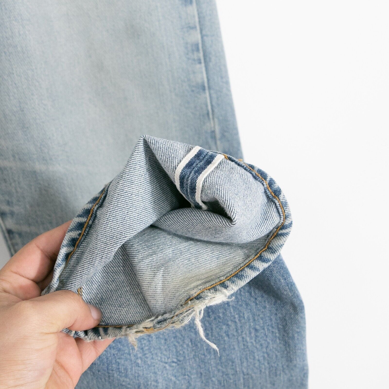 Levi's Vtg 70s Levis Redline Selvedge 501 Jeans 32x32 - Distressed Size US 32 / EU 48 - 5 Thumbnail