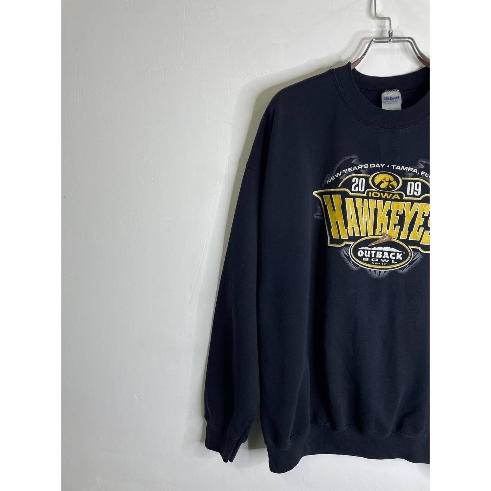 Vintage Iowa Hawkeyes Outback Bowl Sweatshirt NCAA Football