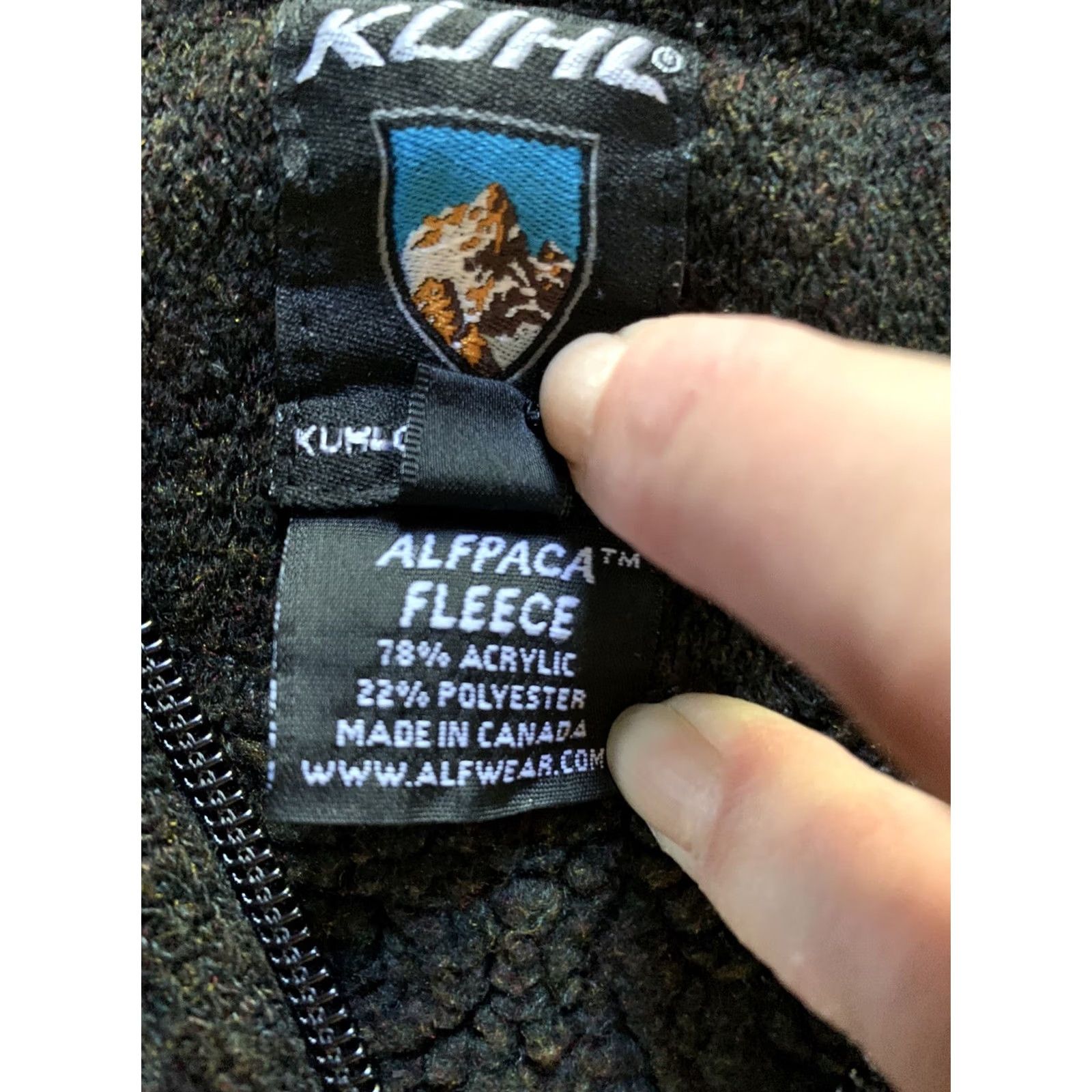 Vintage Kuhl Fleece Womens Small Brown Full Zip Alpaca Thumb Holes Pockets Size S / US 4 / IT 40 - 7 Thumbnail