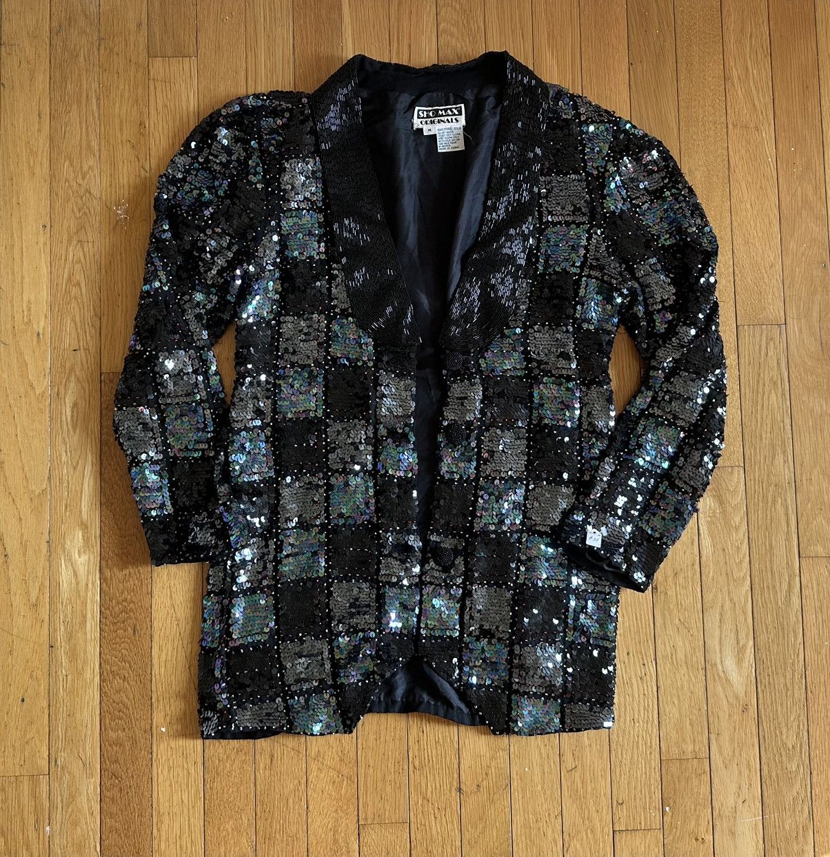 Other Checkered vintage sequin blazer Size M / US 6-8 / IT 42-44 - 1 Thumbnail