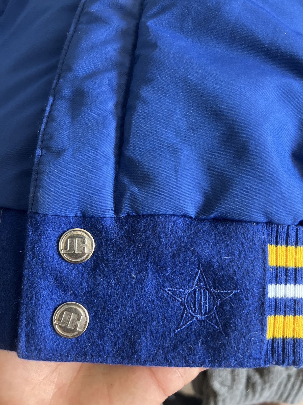 Jeff Hamilton Men's Golden State Warriors JH Design Royal Reversible Wool Size US S / EU 44-46 / 1 - 8 Thumbnail