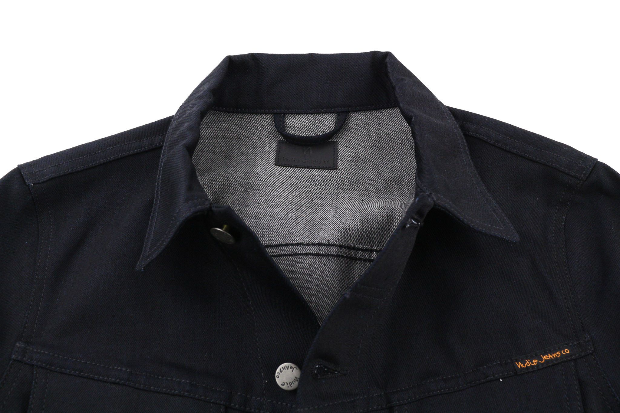 Nudie Jeans BILLY S Denim Dry Black Cotton Buttoned Jacket 80745 Size US S / EU 44-46 / 1 - 4 Thumbnail