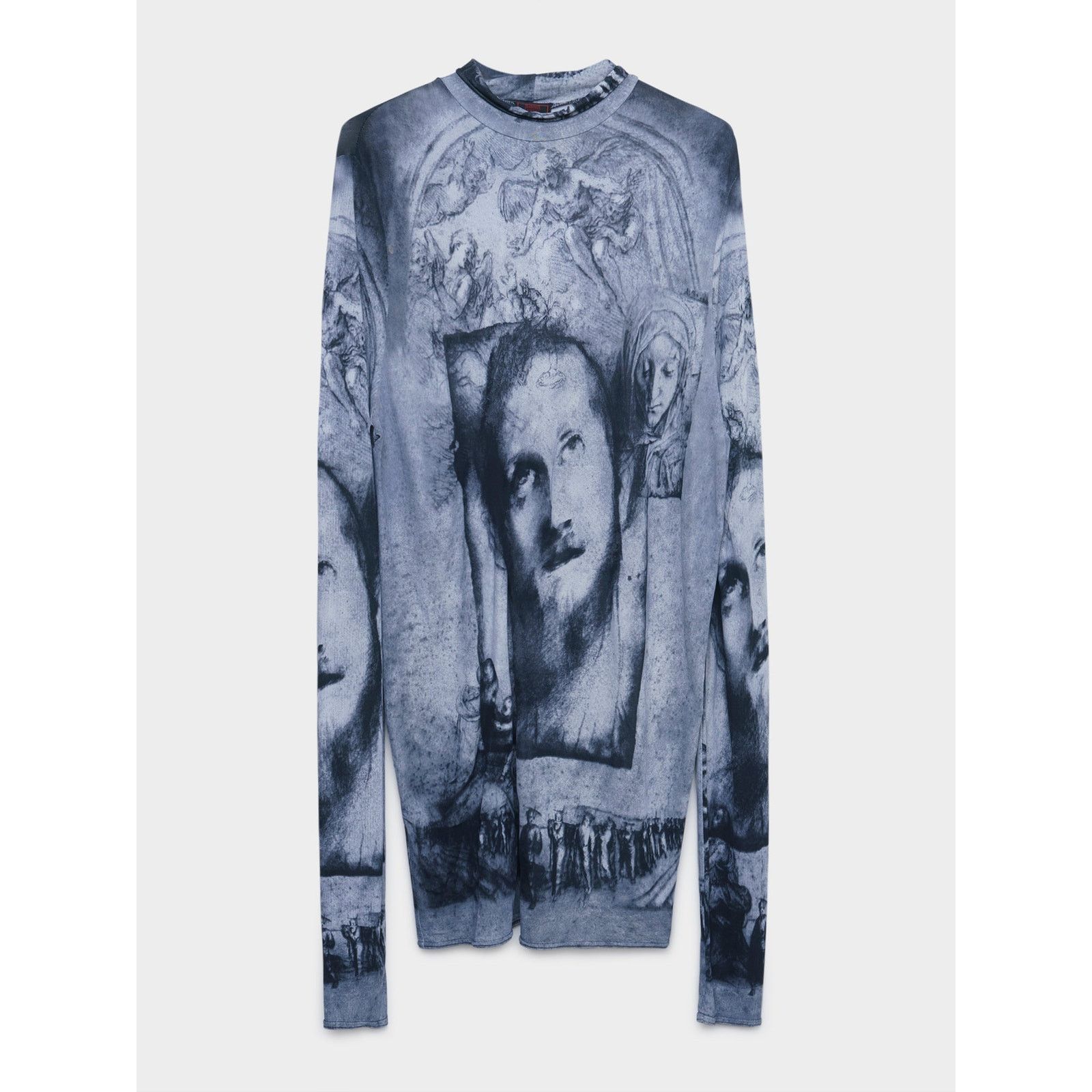 Jean Paul Gaultier Classique Gothic Longsleeve Shirt Size US M / EU 48-50 / 2 - 1 Thumbnail