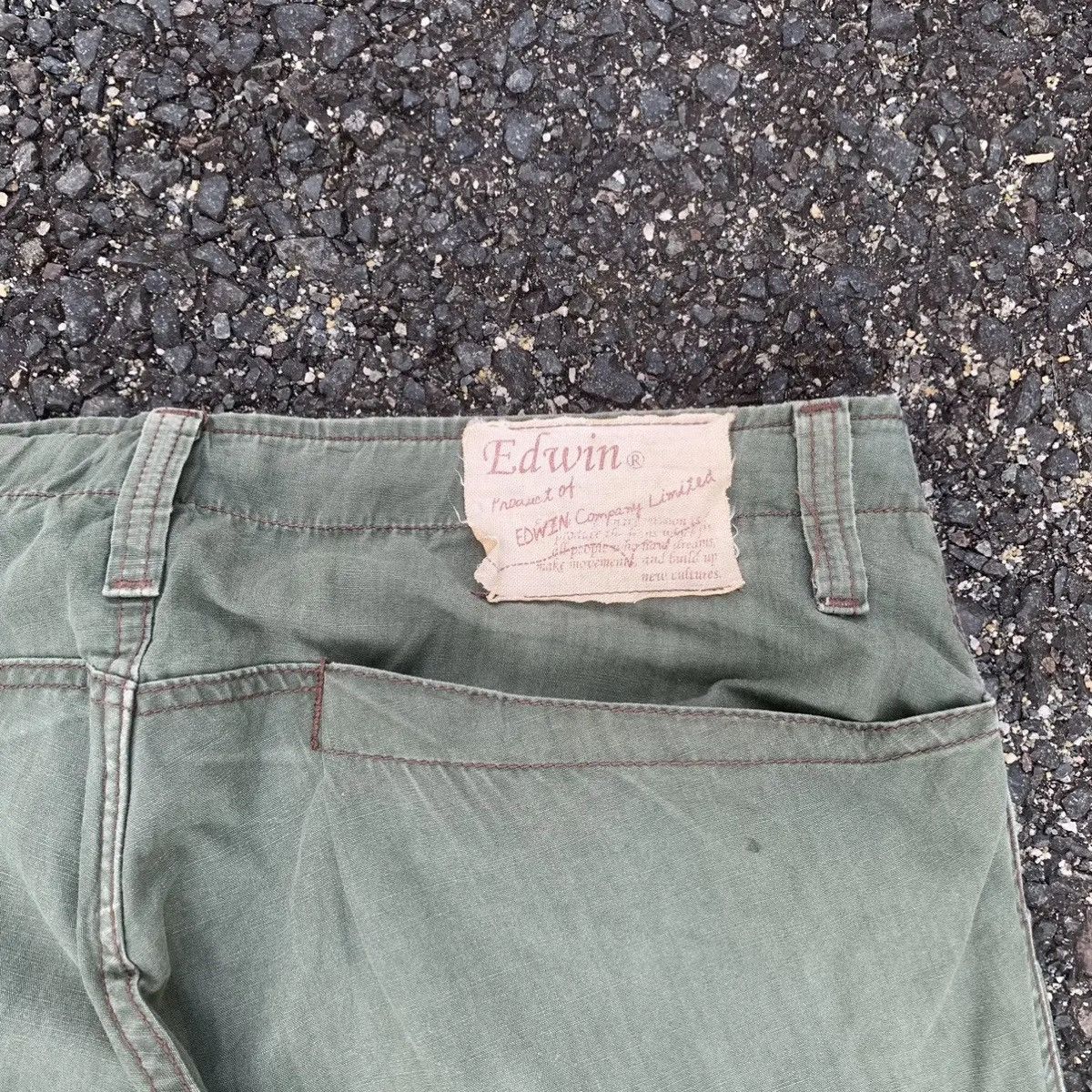 Japanese Brand FADED TROUSERS 36x31 JAPANESE VINTAGE ROLL UPS UTILITY PANTS Size US 36 / EU 52 - 14 Thumbnail