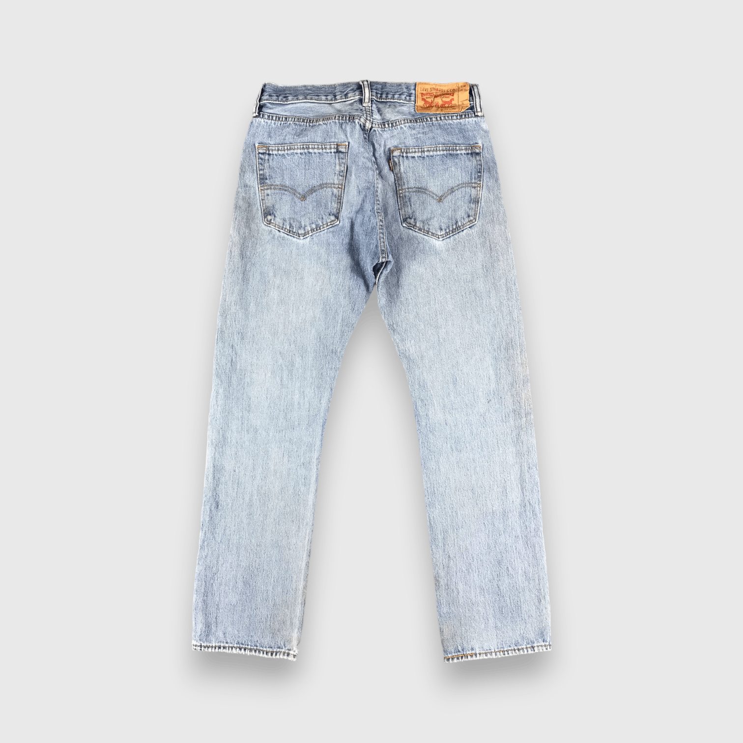 Levi's Vintage Blue Wash Levis 501 Jeans-J2669 Size US 31 - 2 Thumbnail