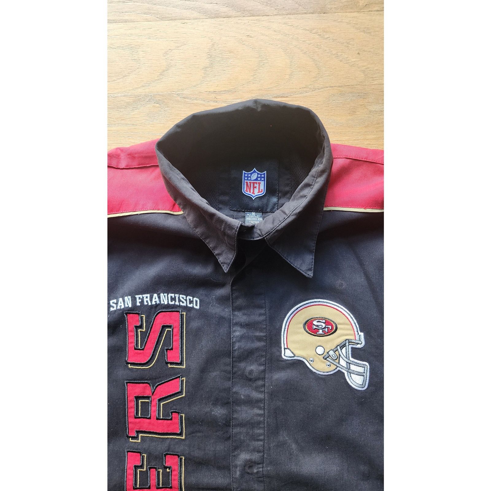 NFL Vintage 49ers Button Down Shirt Size US M / EU 48-50 / 2 - 4 Thumbnail