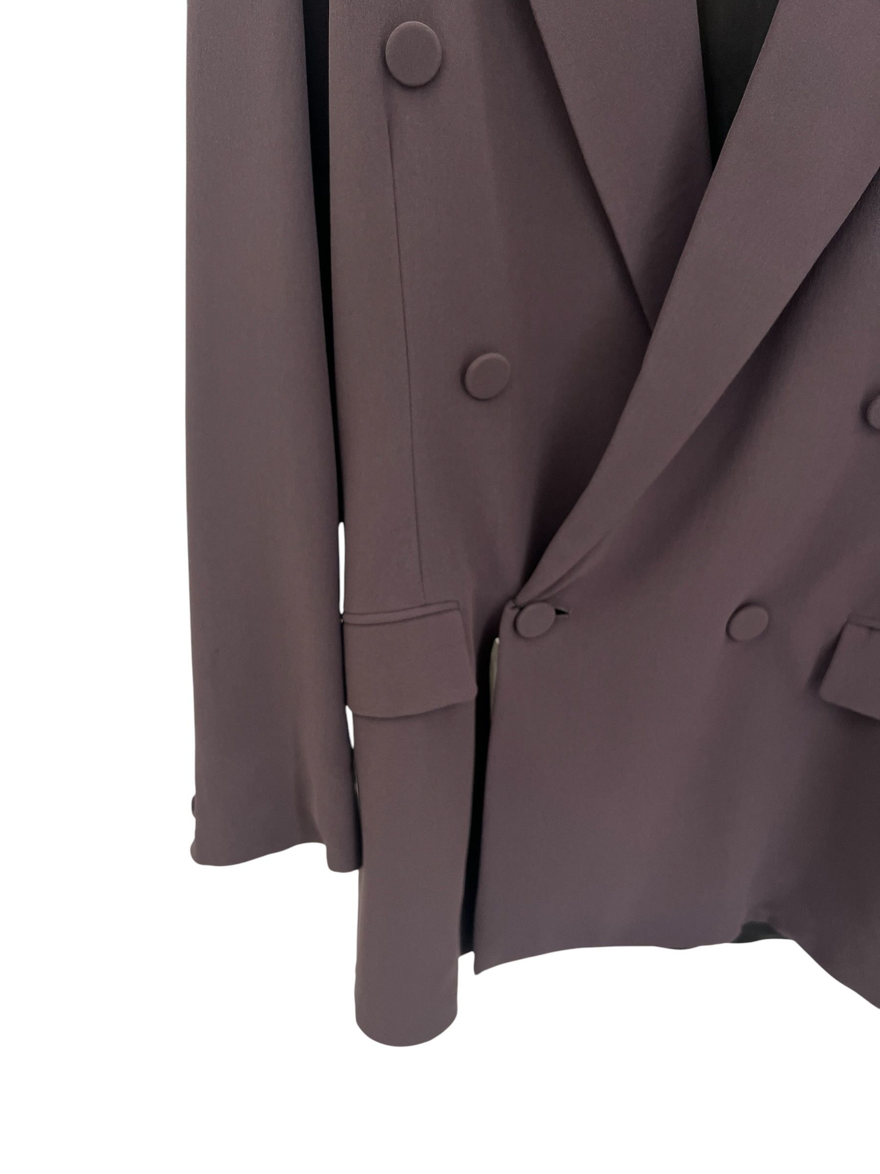 Saint Laurent Paris Saint Laurent Silk Crepe Blazer Size 48R - 3 Thumbnail
