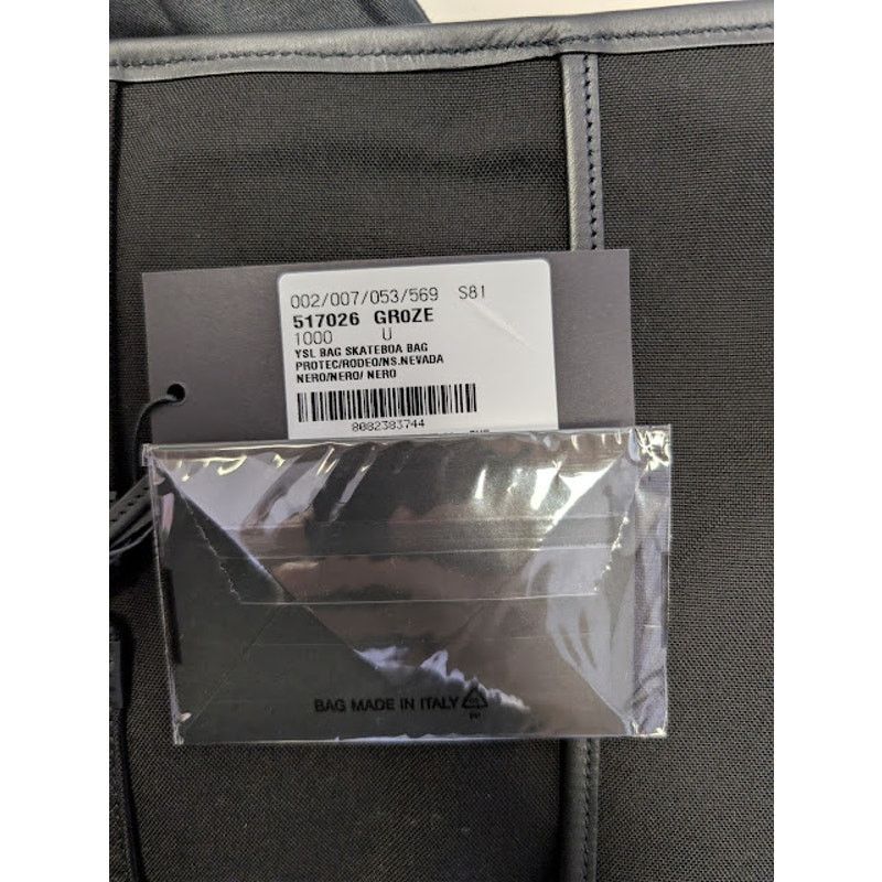Saint Laurent Paris o1rshd1 Size: OS / Groze Skateboard Bag in Nero Size ONE SIZE - 13 Thumbnail