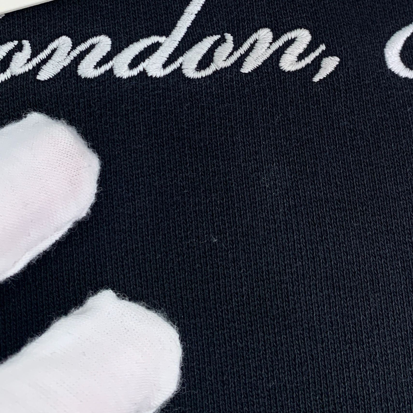 Burberry Burberry Black Cotton Embroidered Logo Hoodie XS Size XS / US 0-2 / IT 36-38 - 3 Thumbnail