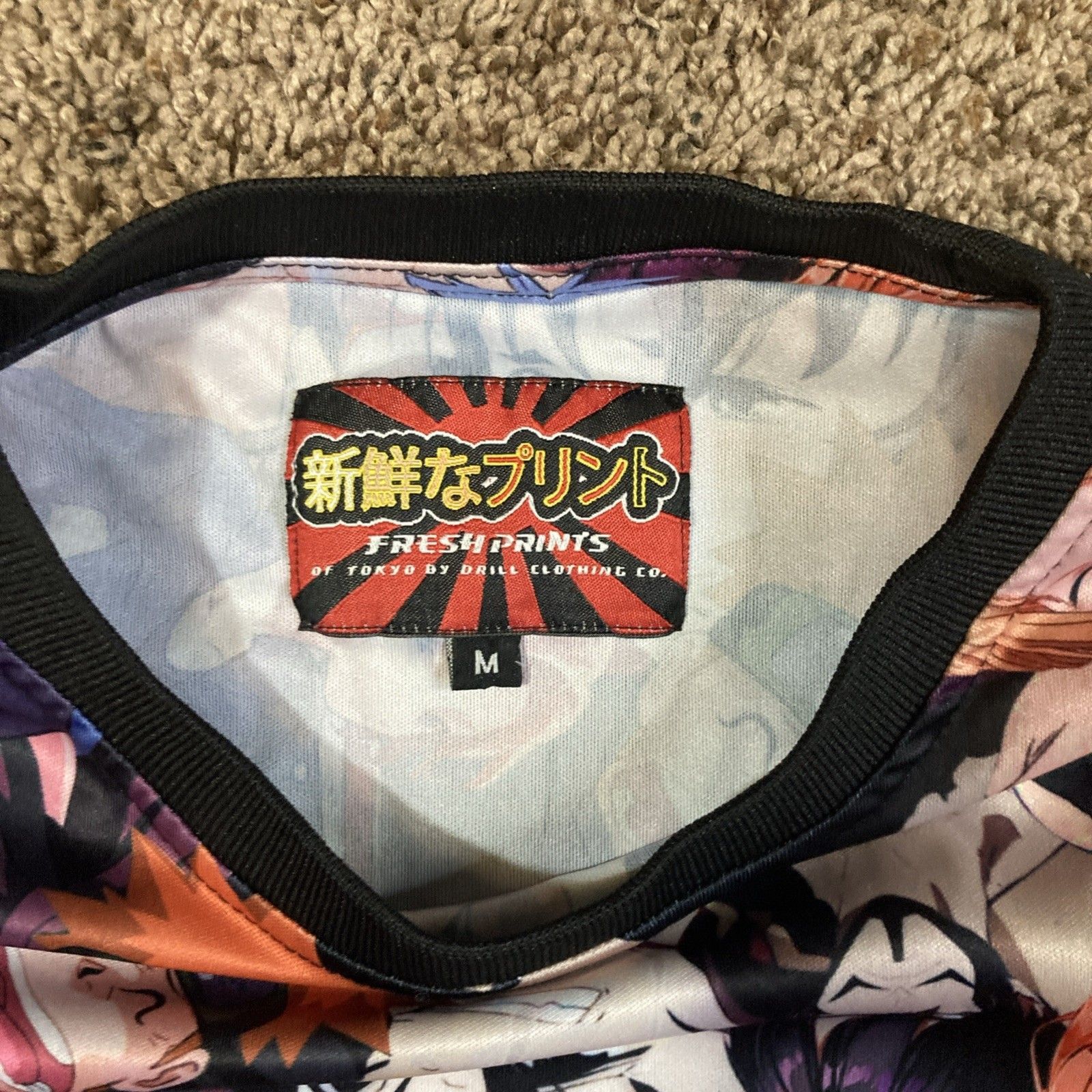 Designer Anime Fresh Prints Drill Cartoon Collage M Shirt Size US M / EU 48-50 / 2 - 3 Thumbnail