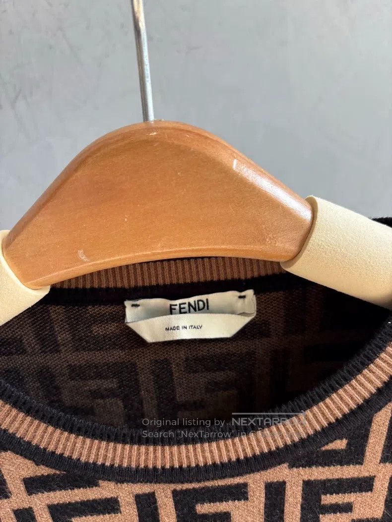 Fendi Fendi Double F Old-Fashioned Knitted Short-Sleeved Shirt Size XS / US 0-2 / IT 36-38 - 2 Thumbnail