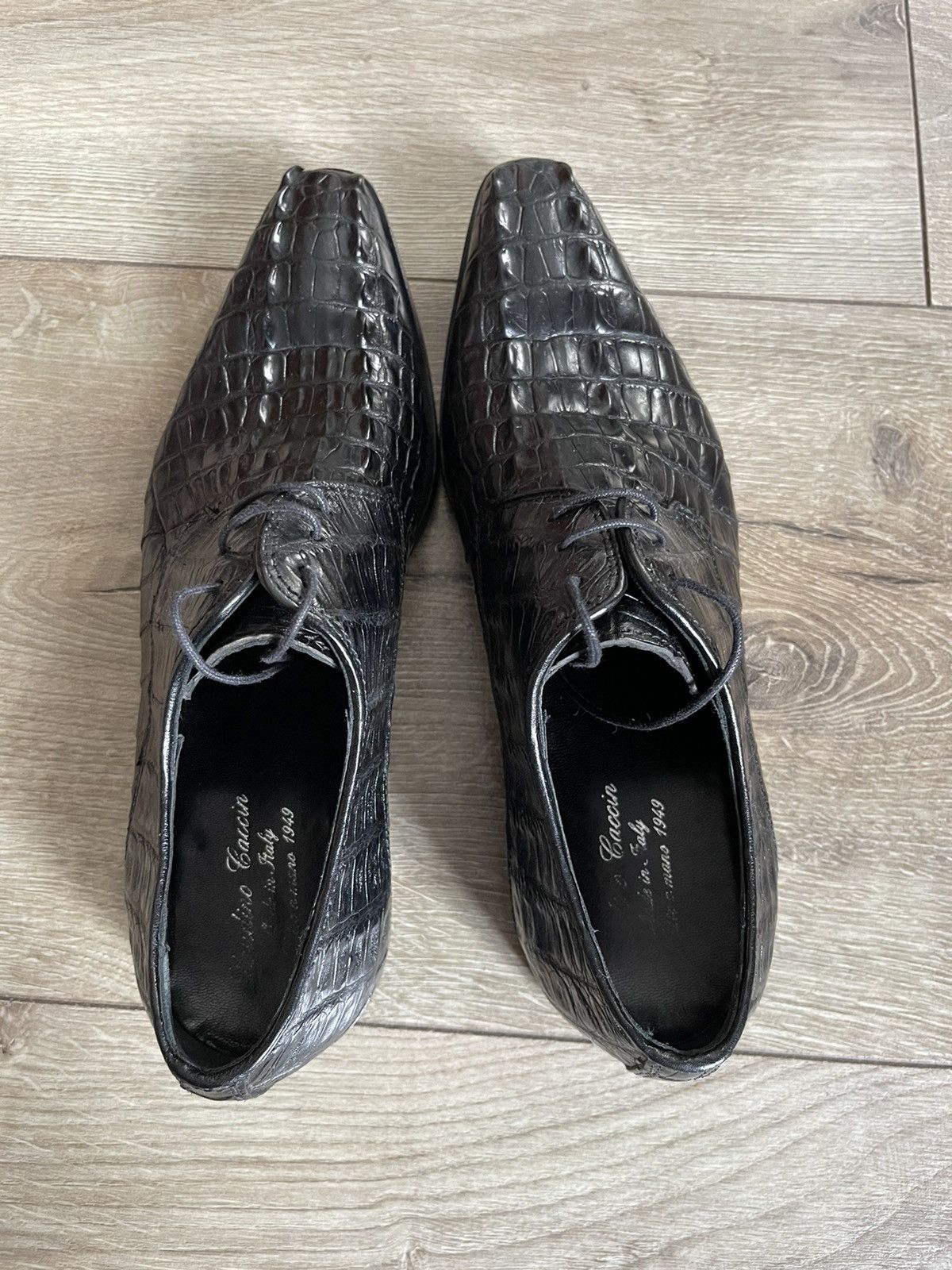 Other Laudino Caccin croco formal shoes Size US 9 / EU 42 - 5 Thumbnail